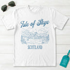 Isle of Skye Scotland Line Art T-Shirt