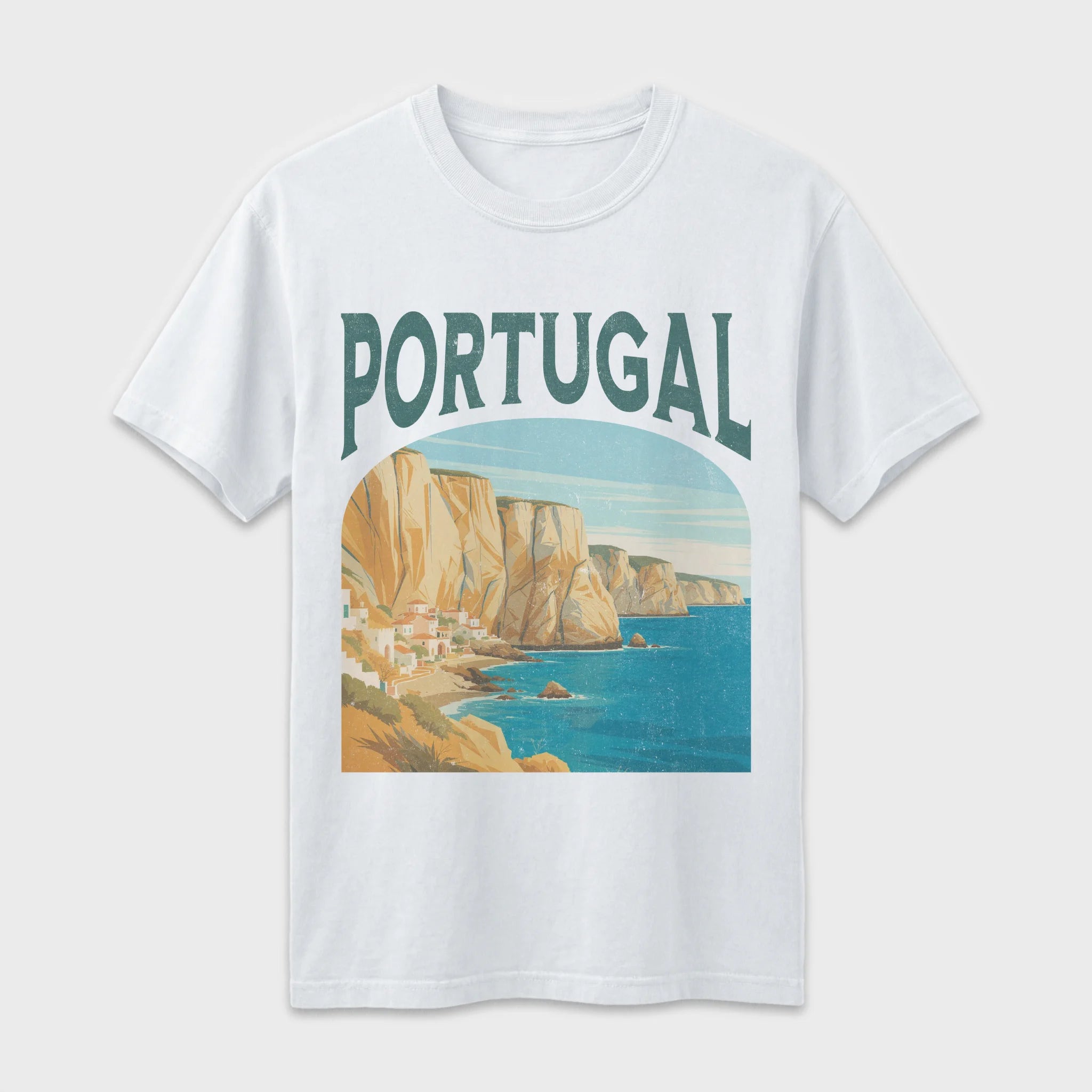 Portugal Vintage Travel Poster T-Shirt