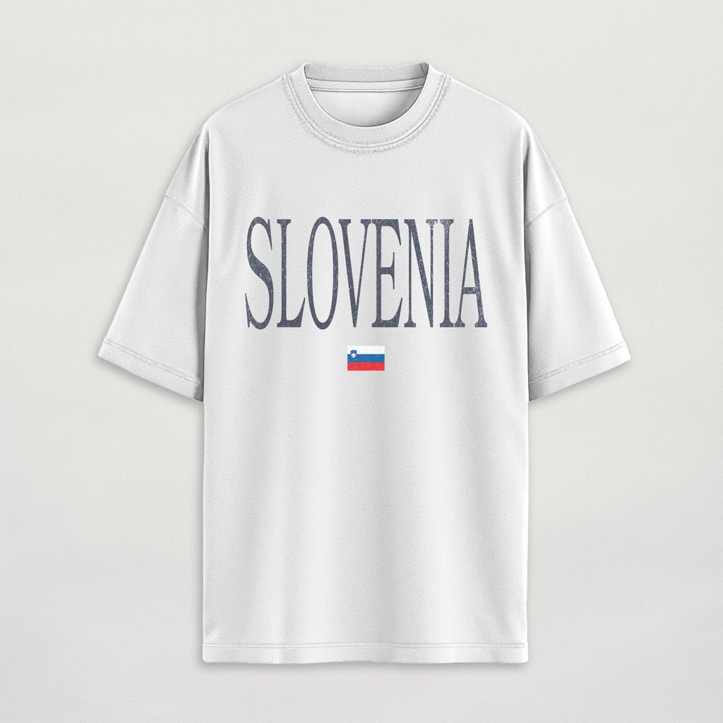 Distressed Slovenia T-Shirt