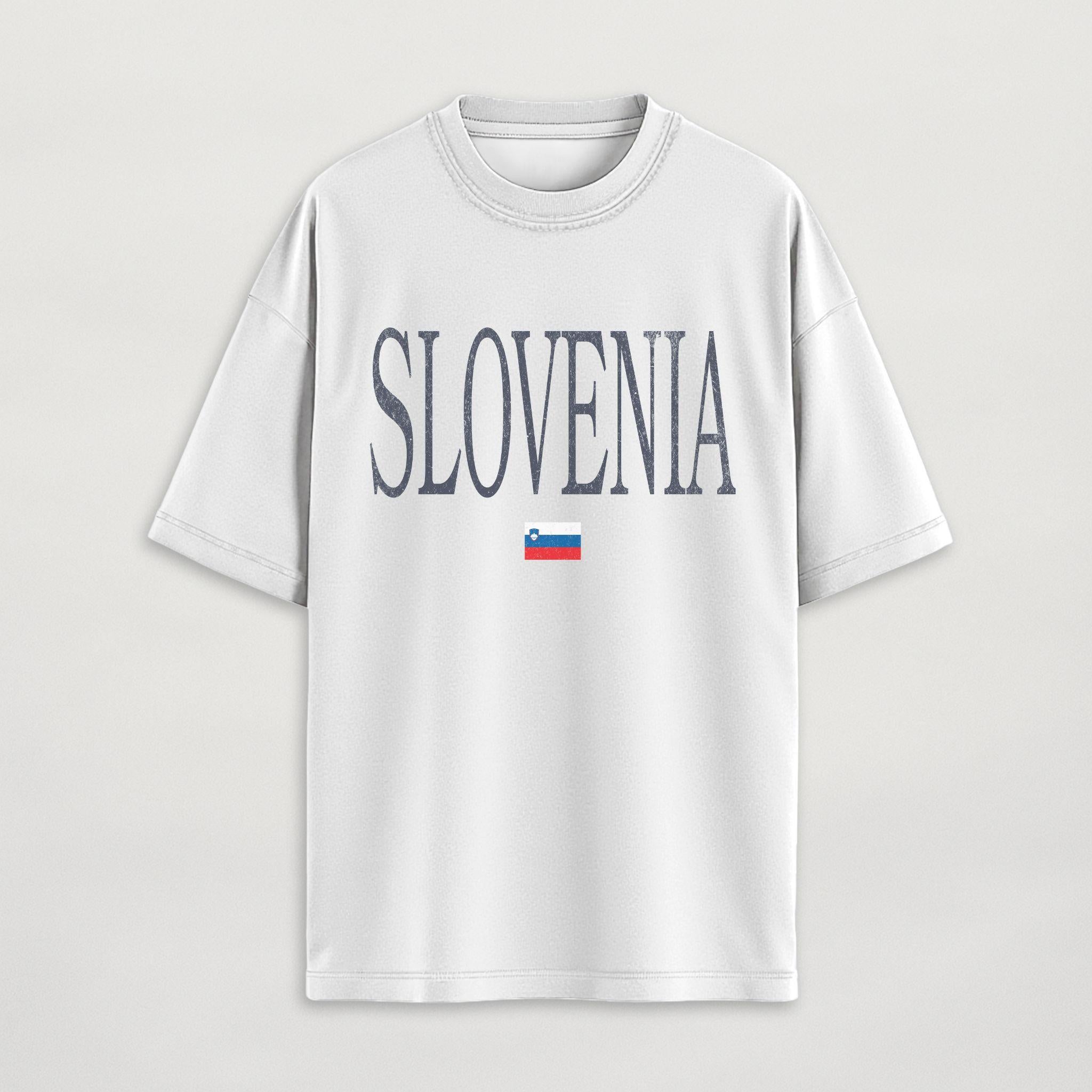 Distressed Slovenia T-Shirt