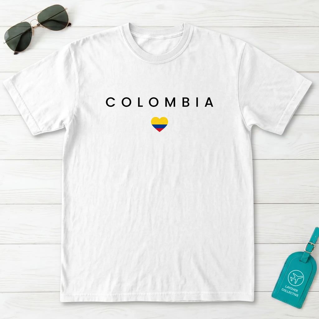 Colombia Minimal Flag T-Shirt