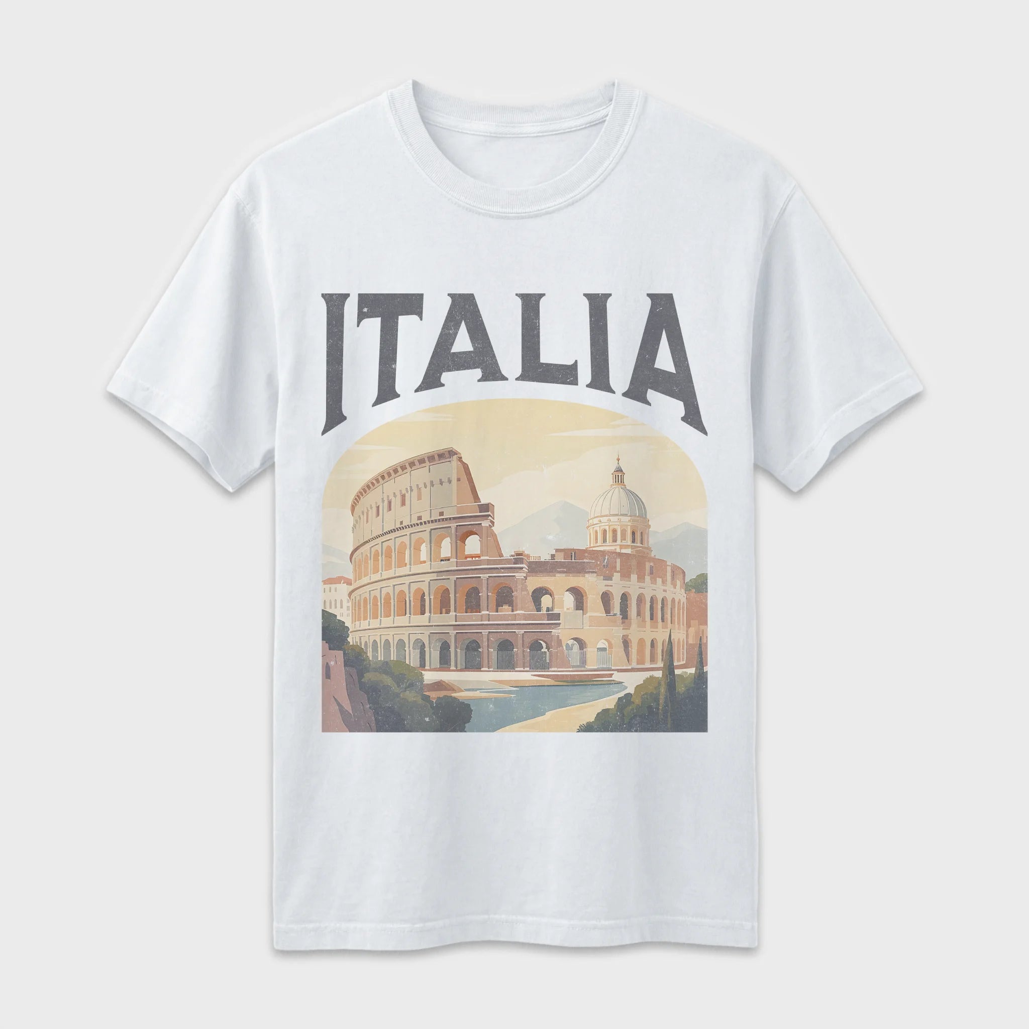 Italia Vintage Travel Poster T-Shirt