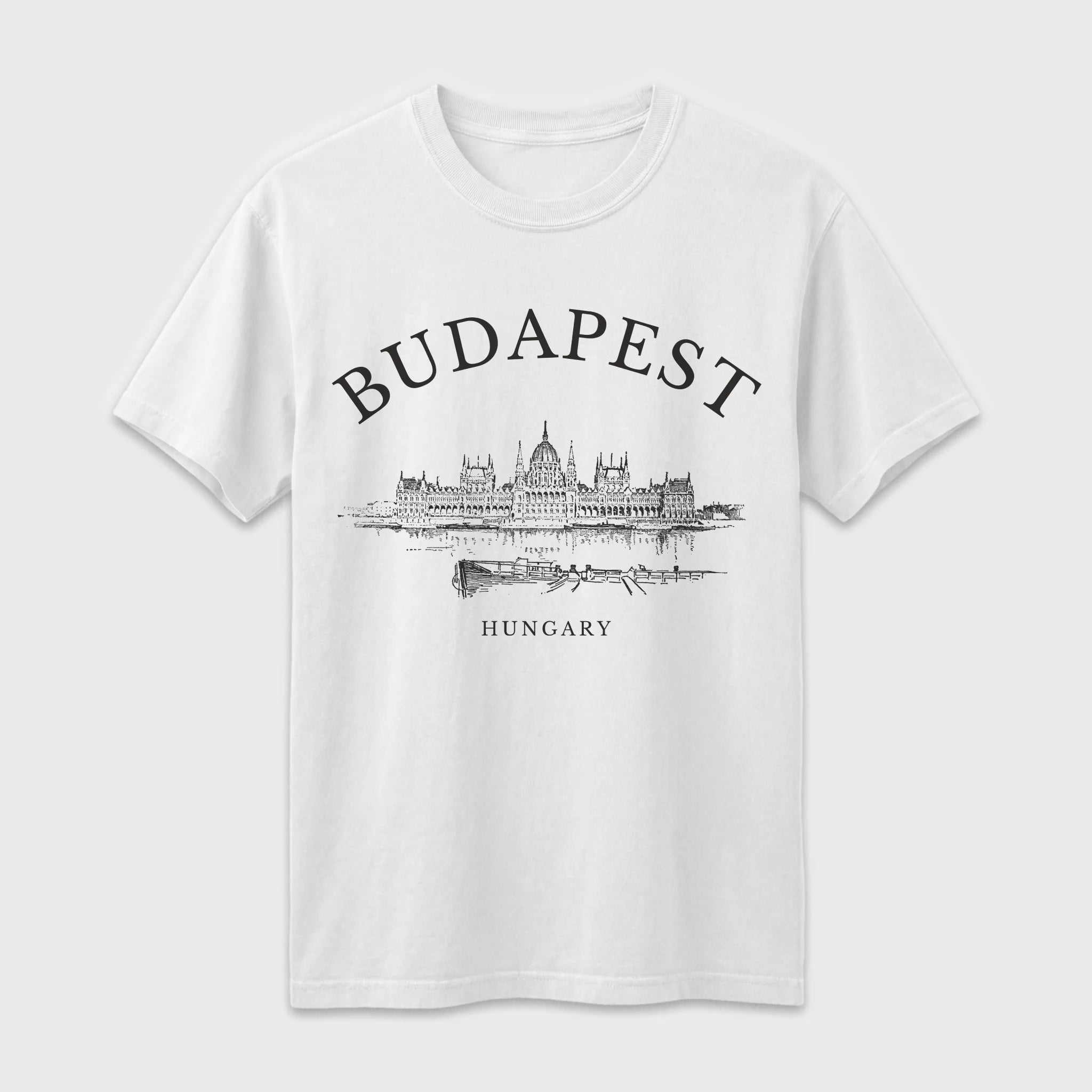 Budapest Vintage Sketch T-Shirt