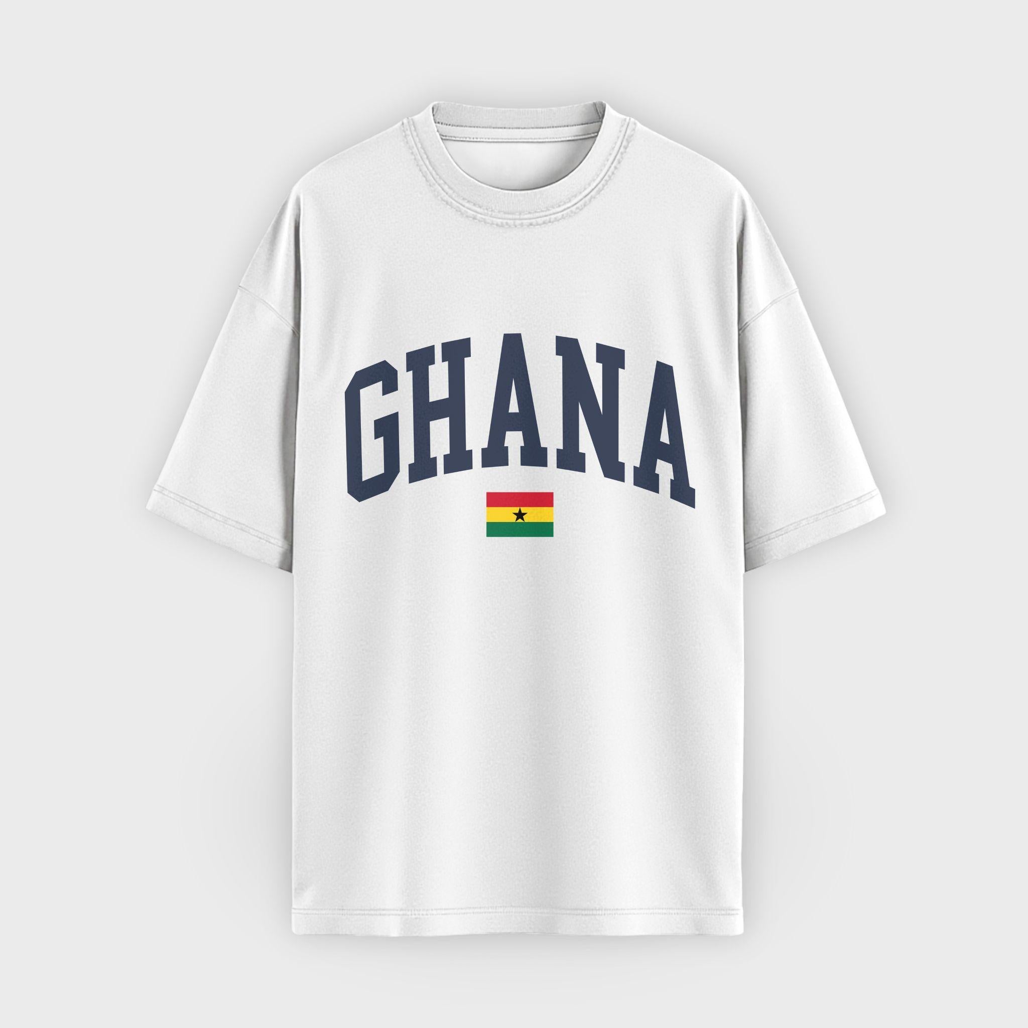 Ghana Collegiate Flag T-Shirt