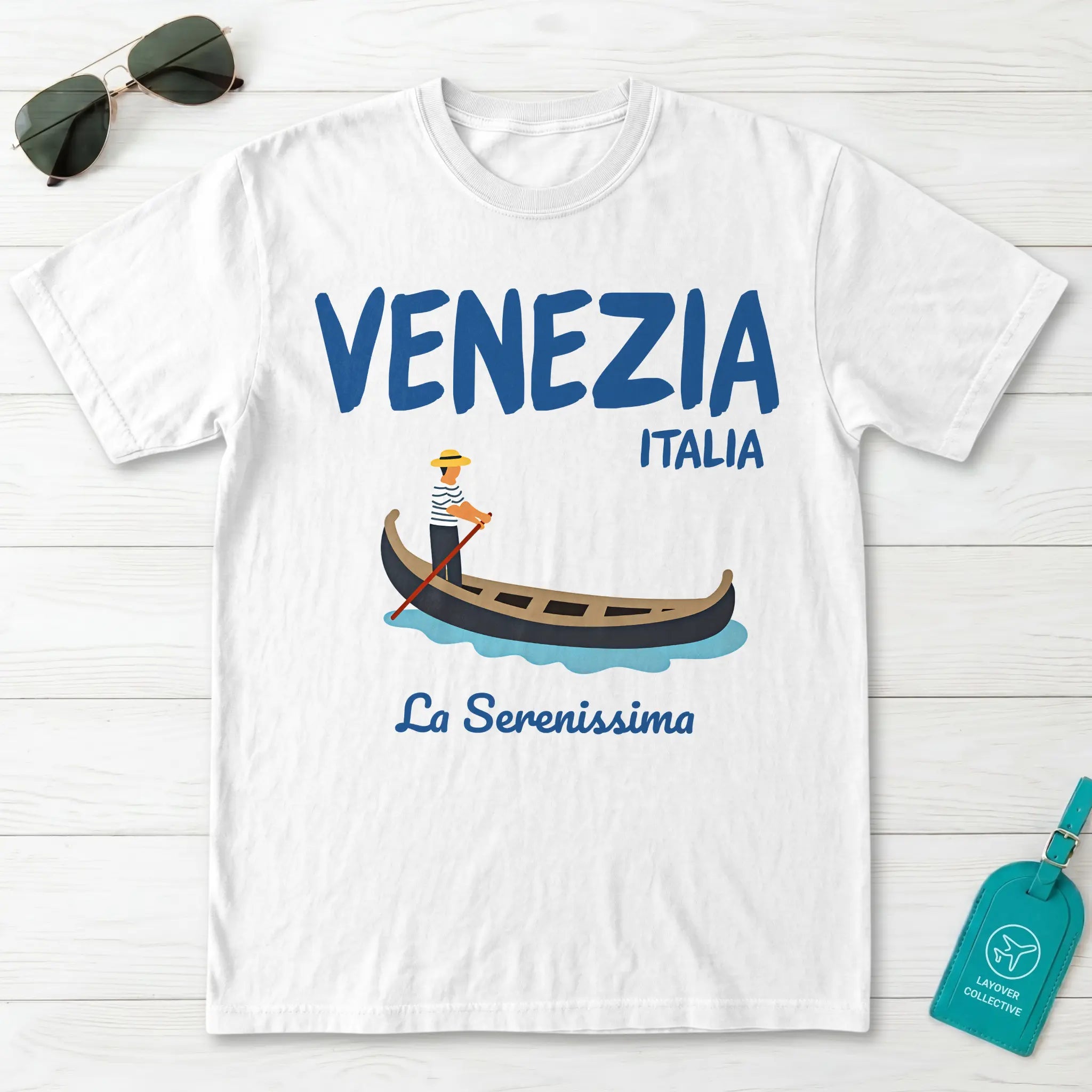 Venezia Italia Gondola La Serenissima Venice Graphic T-Shirt