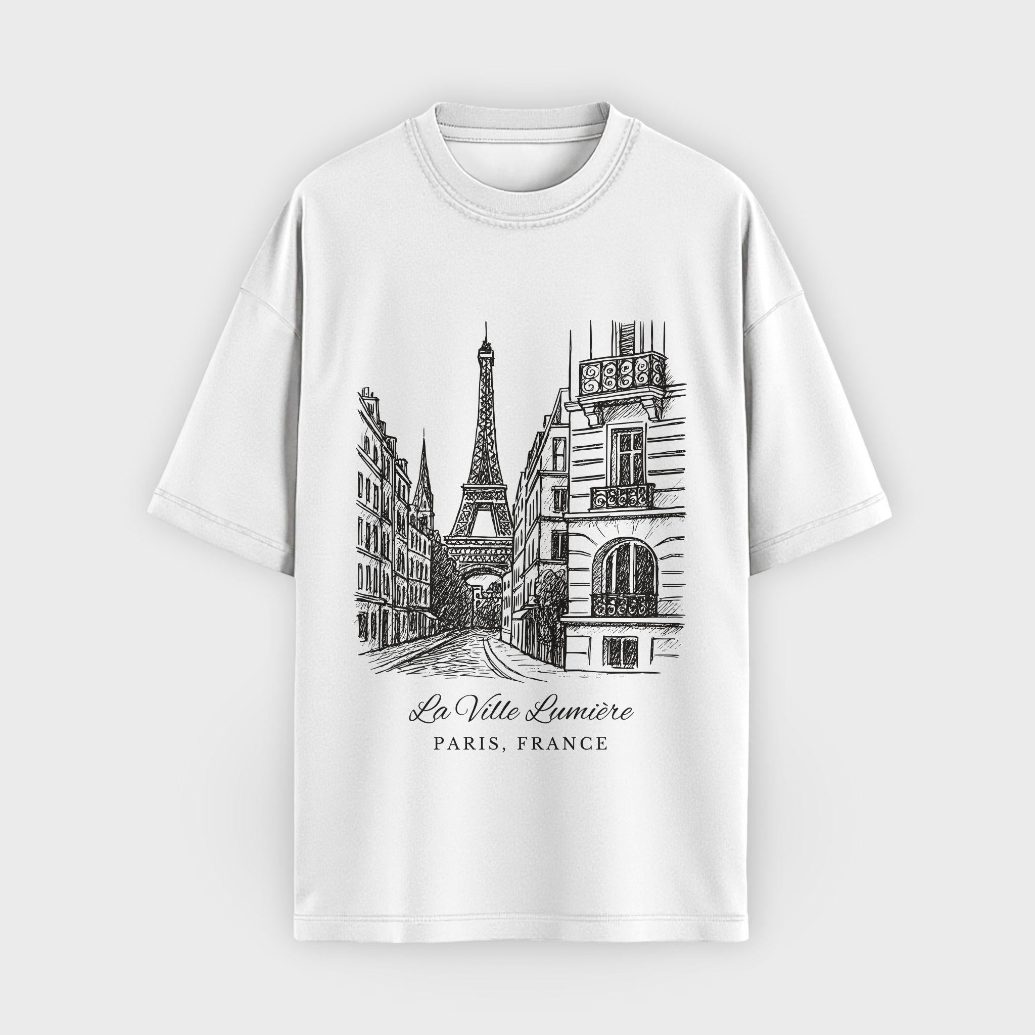 Paris Vintage Sketch T-Shirt