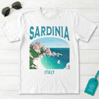 Sardinia Italy Vintage Travel Poster T-Shirt