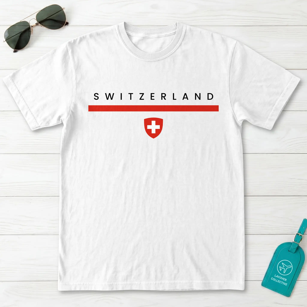 Switzerland Flagline T-Shirt