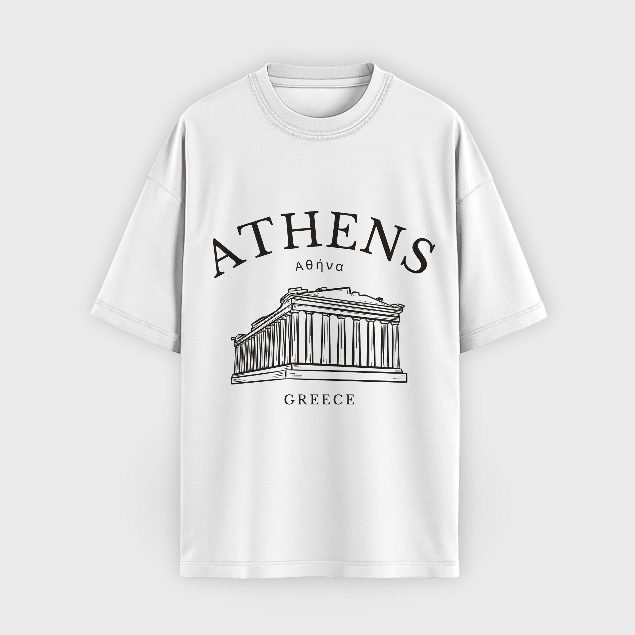 Athens Vintage Sketch T-Shirt