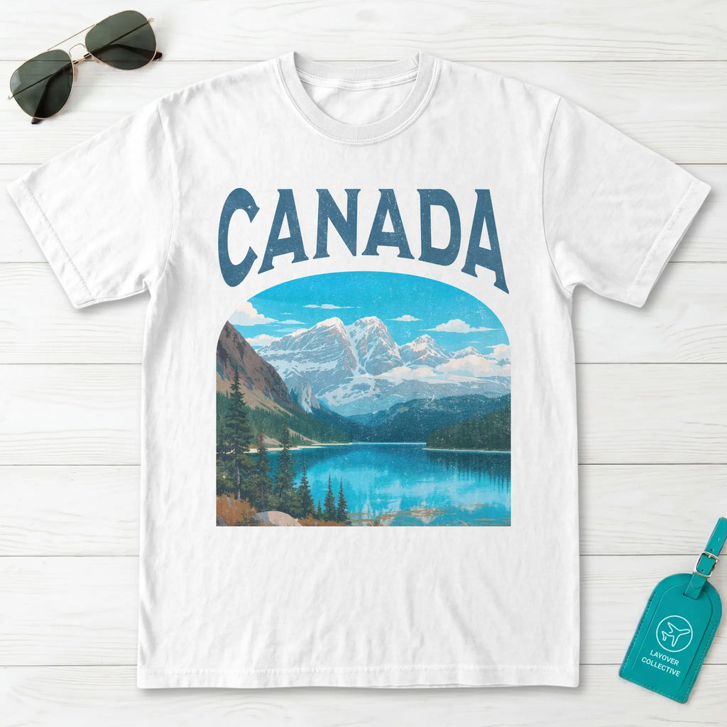 Canada Vintage Travel Poster T-Shirt