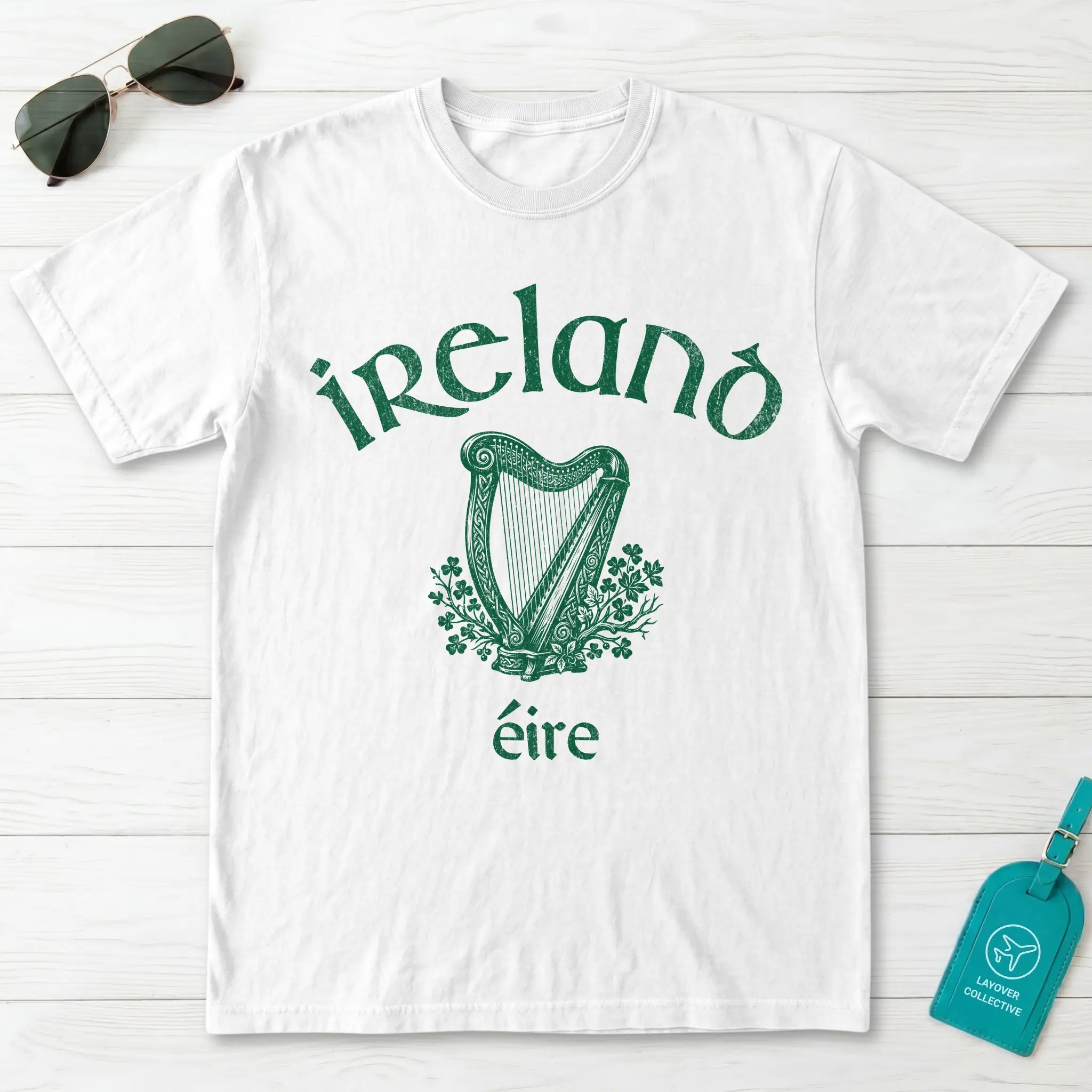 Ireland Harp Éire T-Shirt