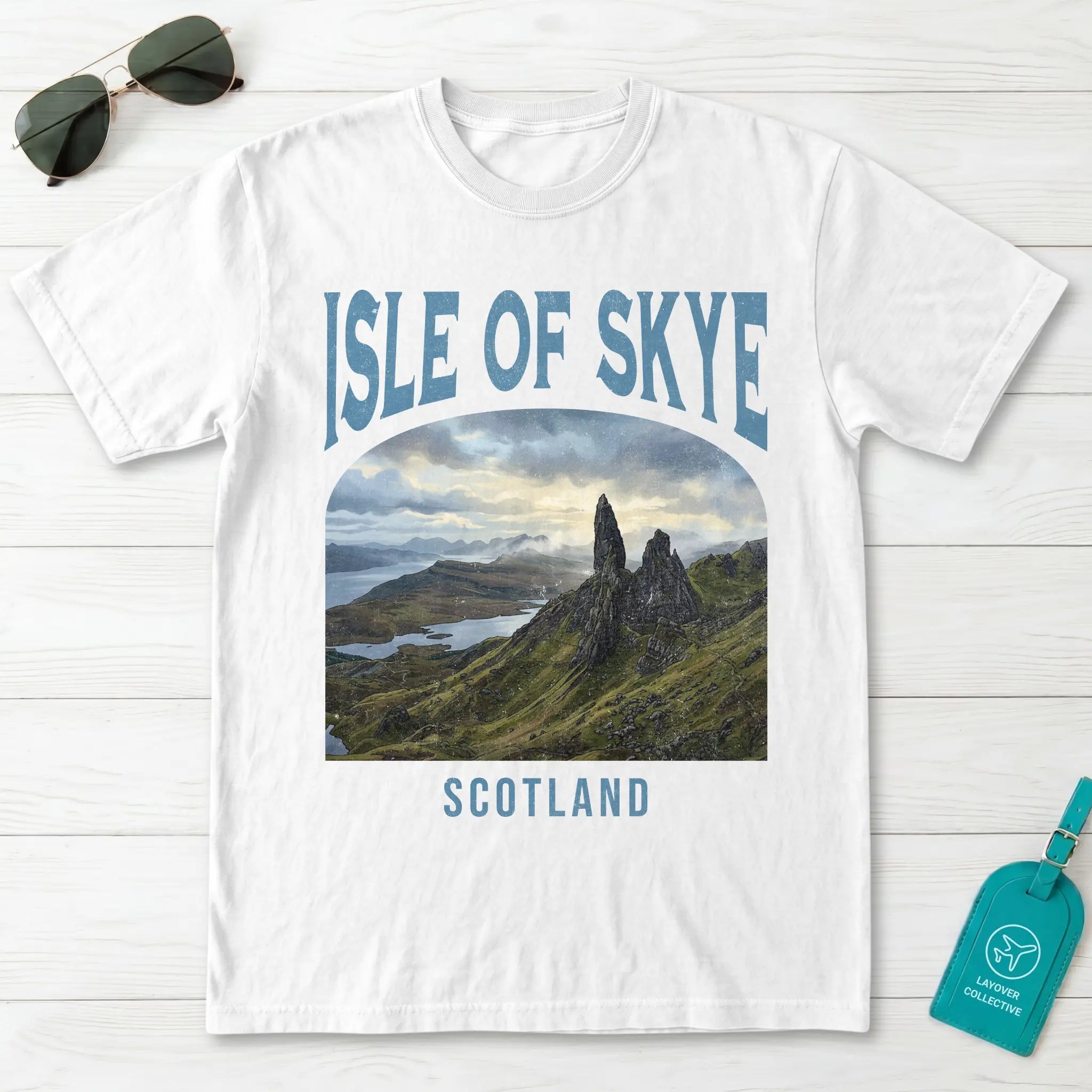 Isle Of Skye Vintage Poster Scotland T-Shirt