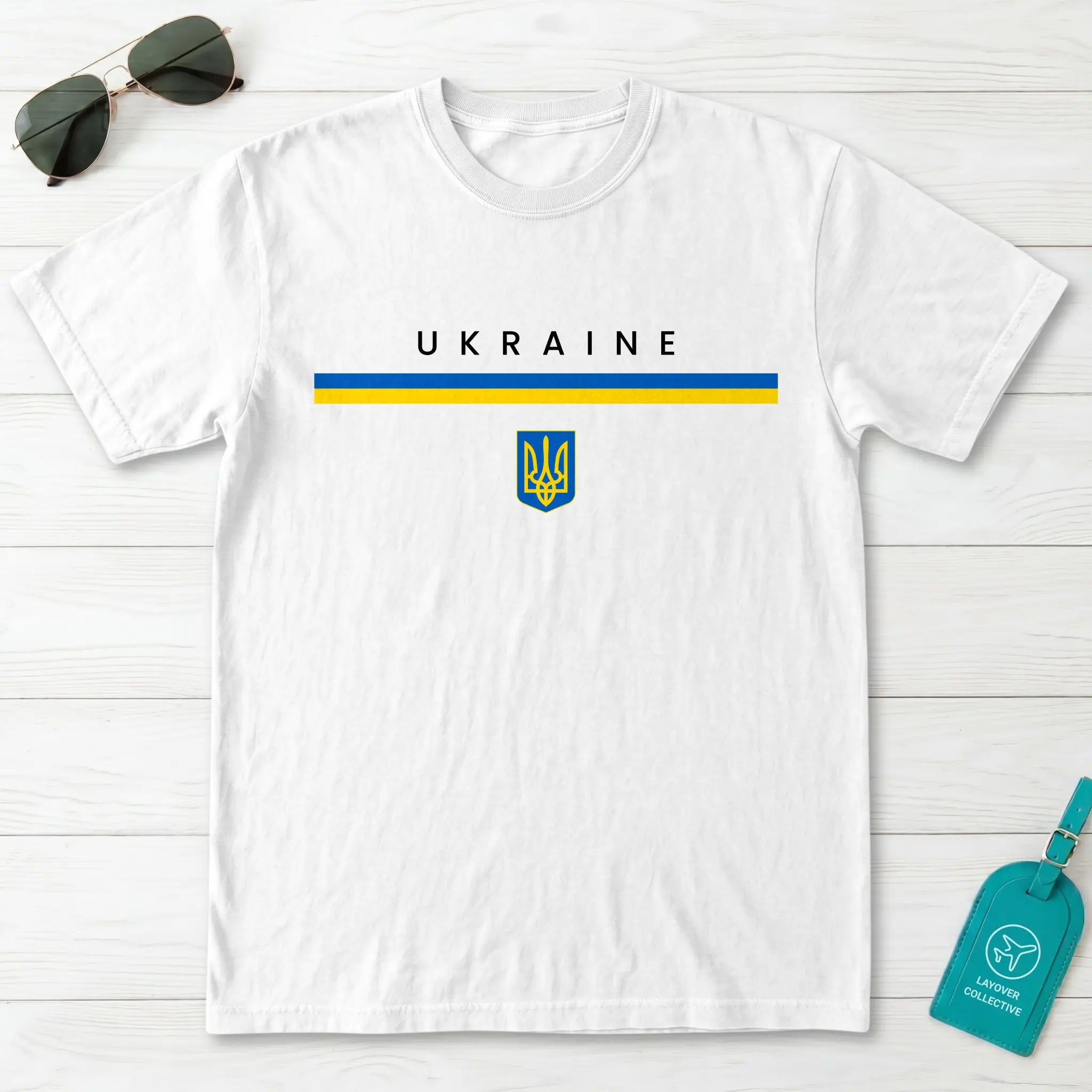 Ukraine Flagline T-Shirt