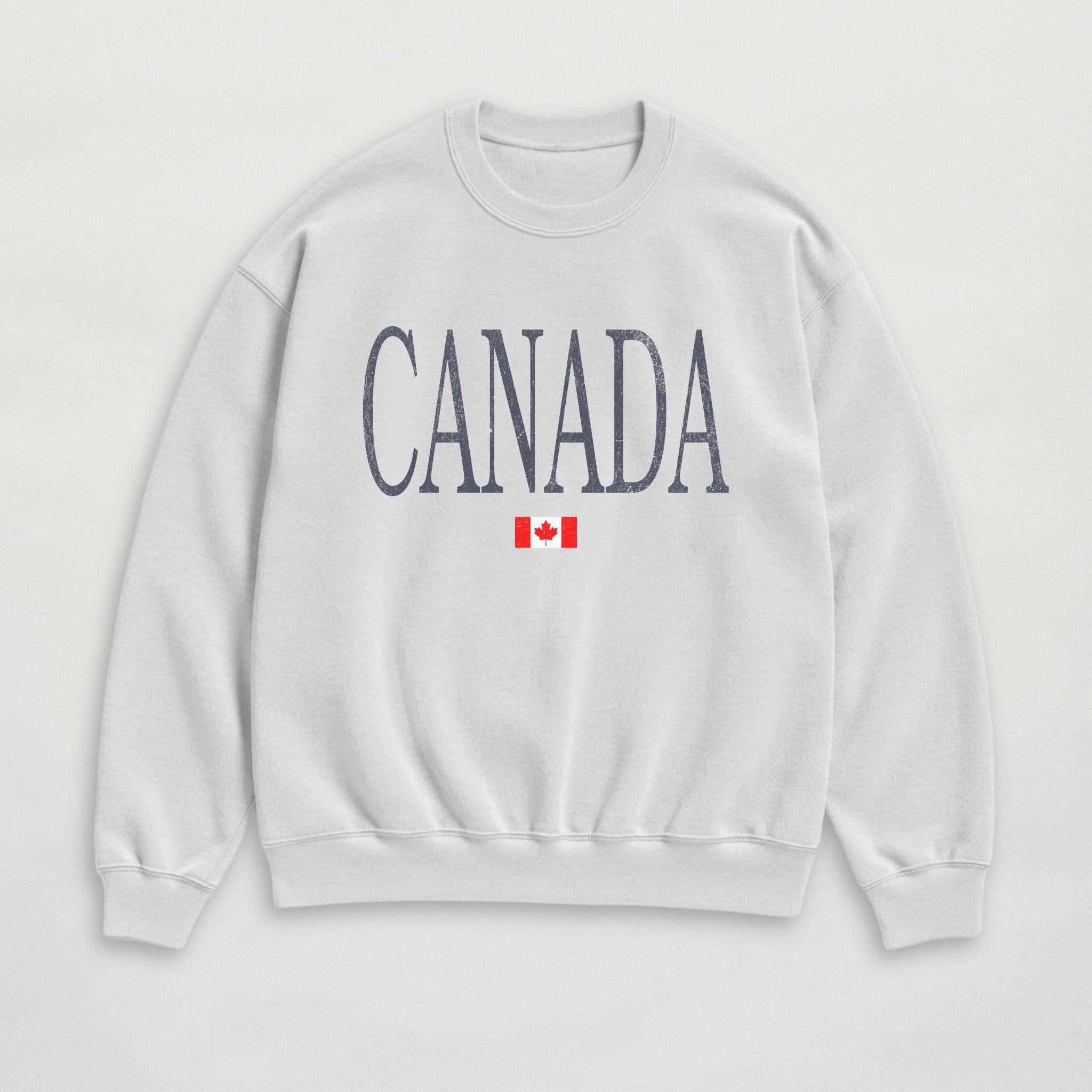 Distressed Canada Sweatshirt