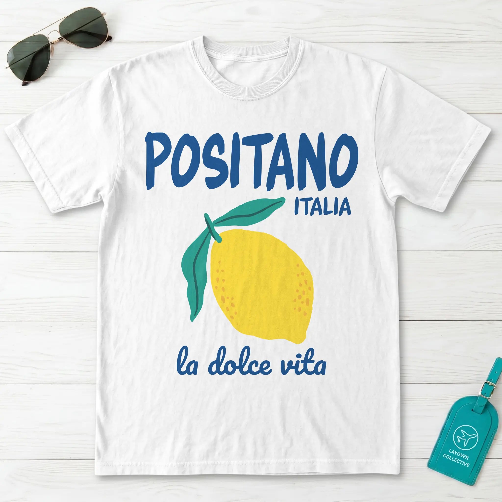 Positano Italia Lemon La Dolce Vita Graphic T-Shirt