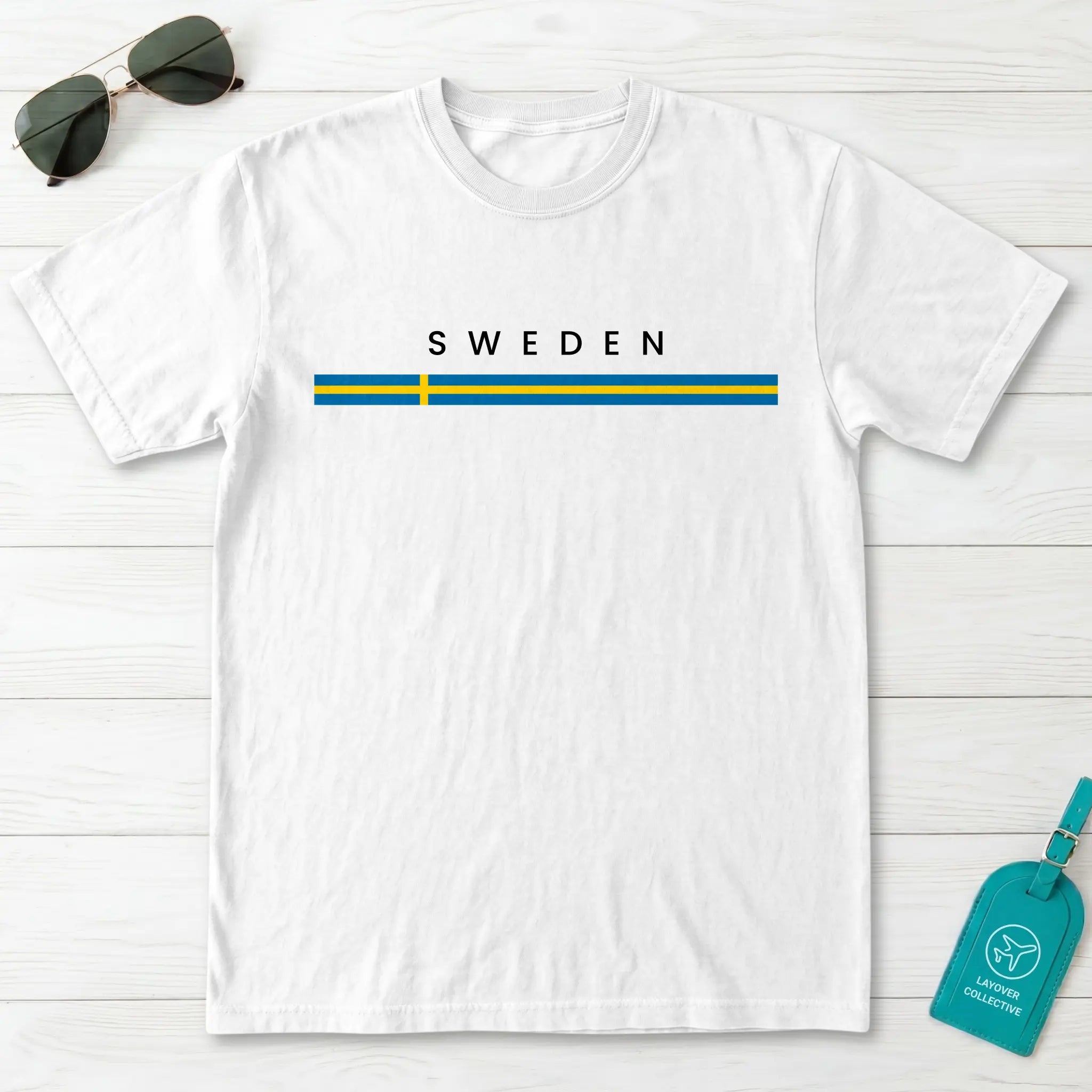 Sweden Flagline T-Shirt