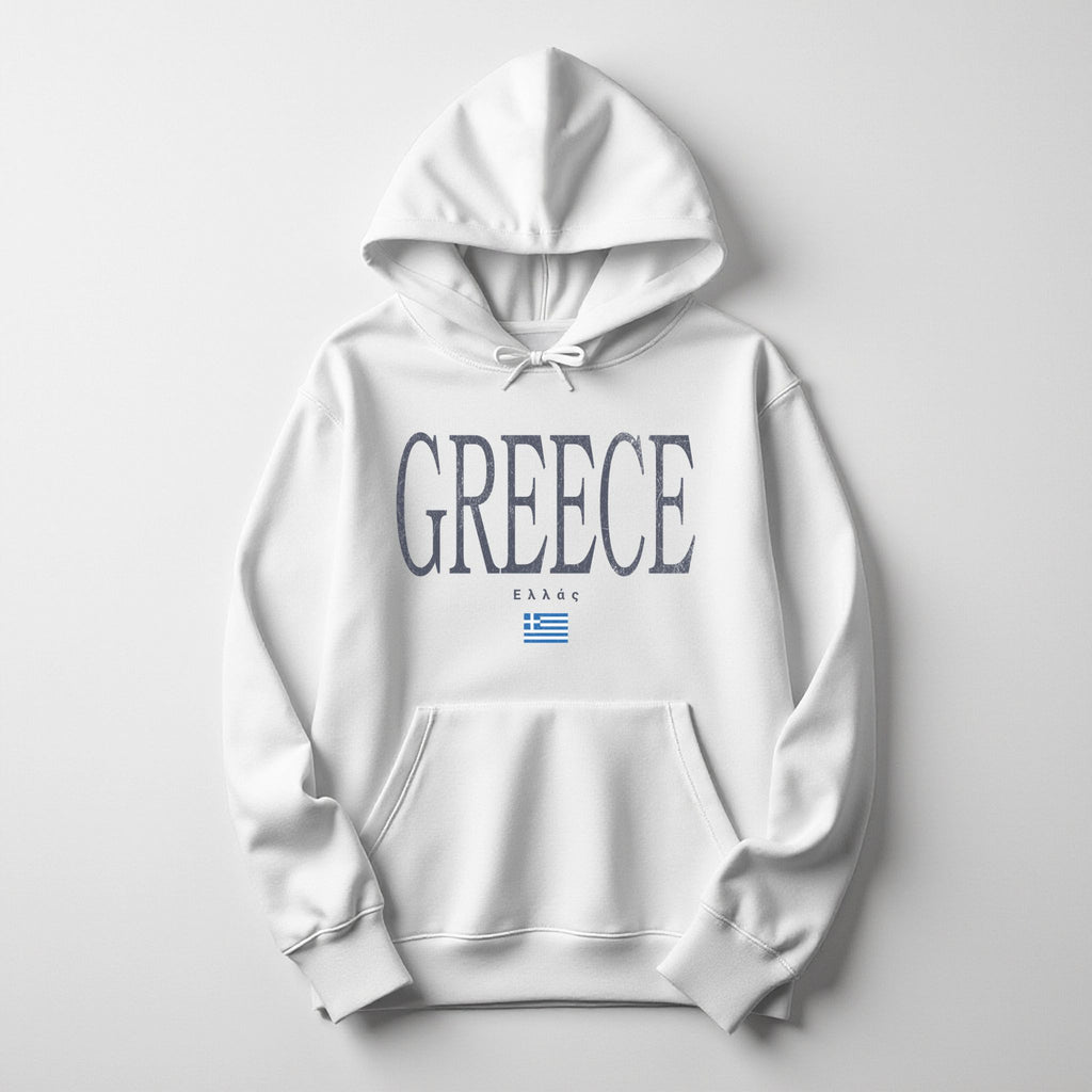 Distressed Greece Hoodie