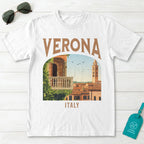 Verona Italy Vintage Travel Poster T-Shirt