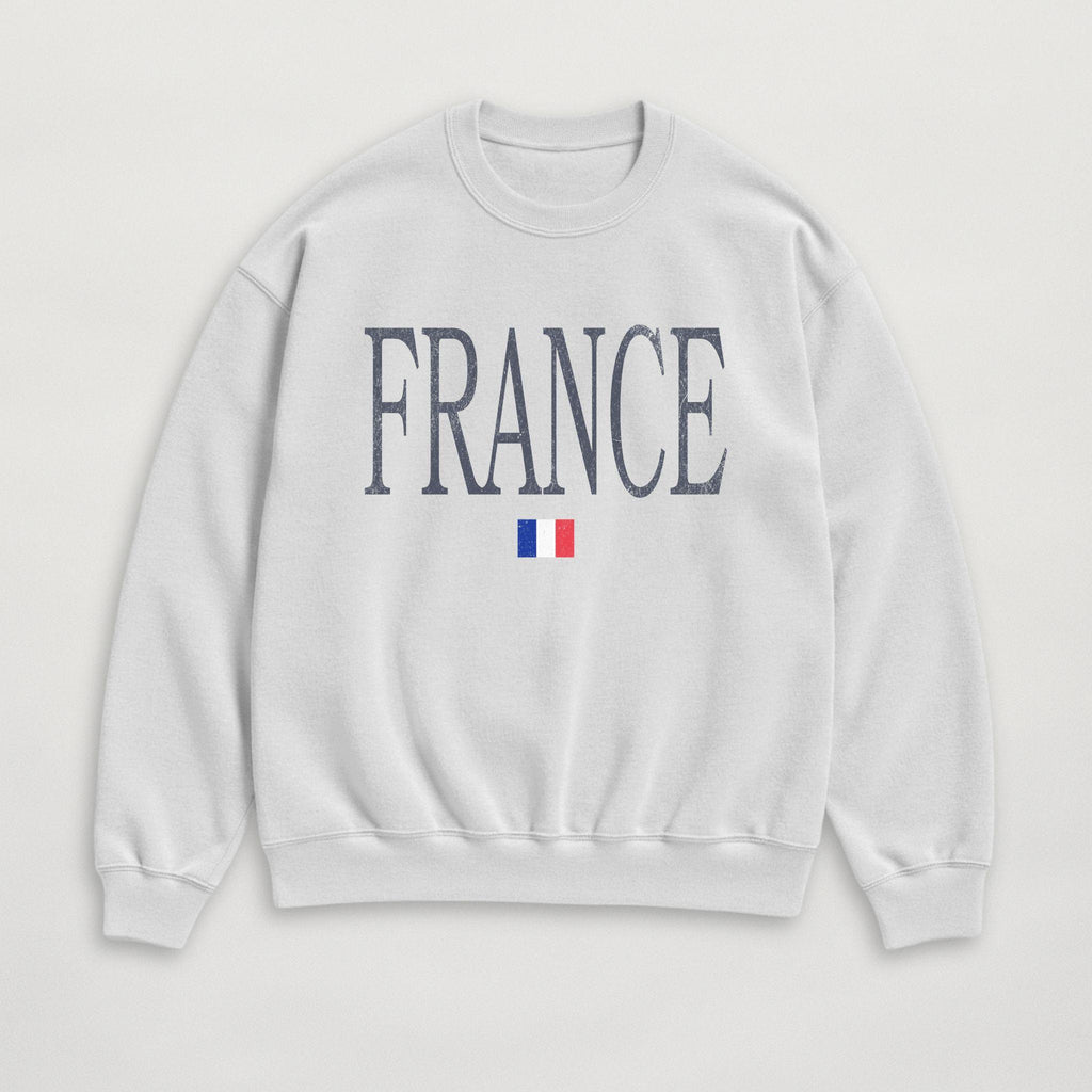 Distressed France Sweatshirt