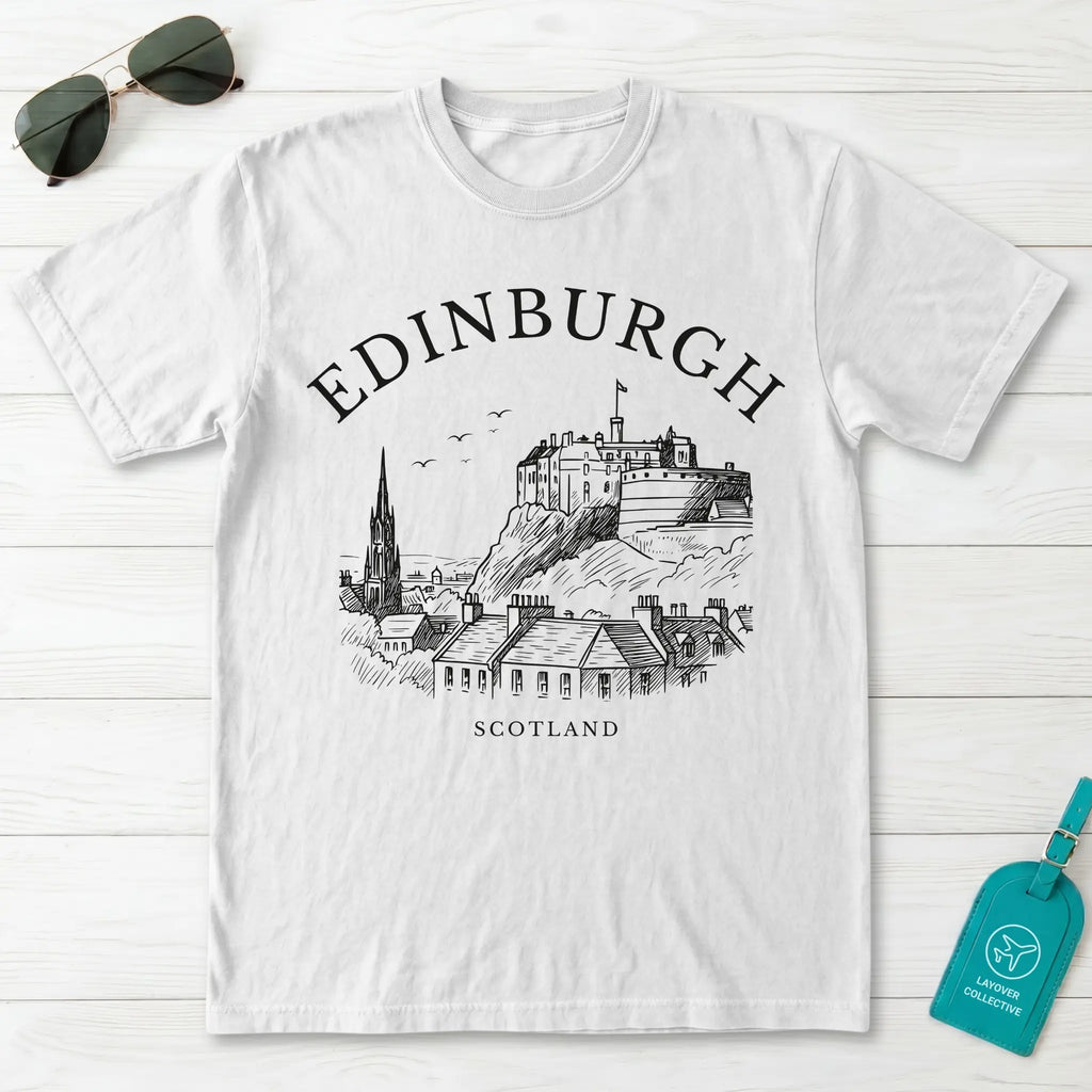Edinburgh Vintage Sketch T-Shirt