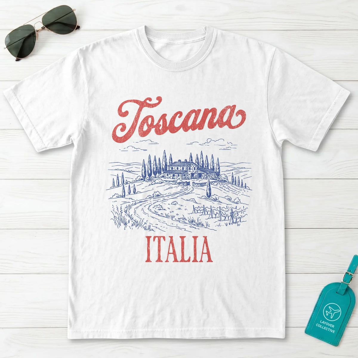 Toscana Italia Countryside T-Shirt
