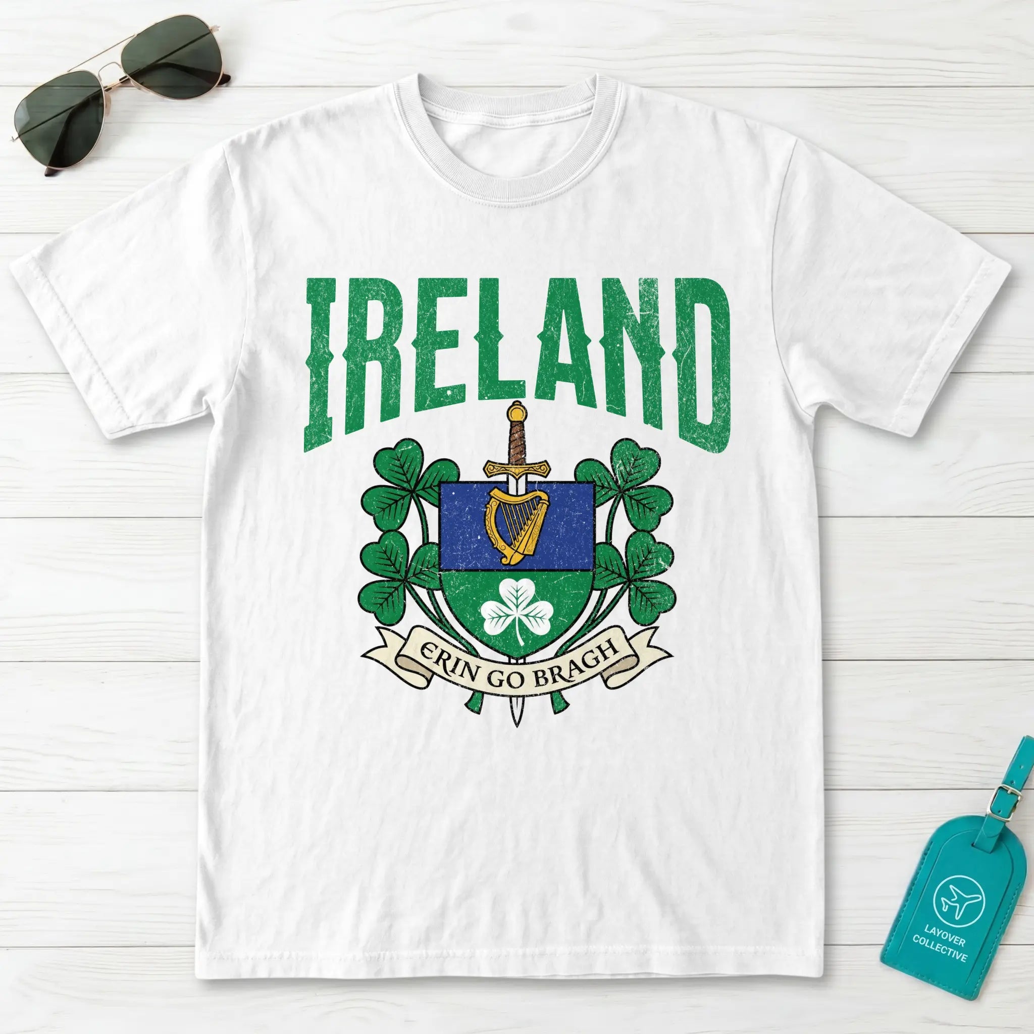 Ireland Erin Go Bragh Crest T-Shirt