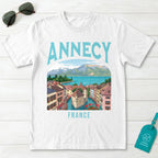 Annecy France Vintage Travel Poster T-Shirt