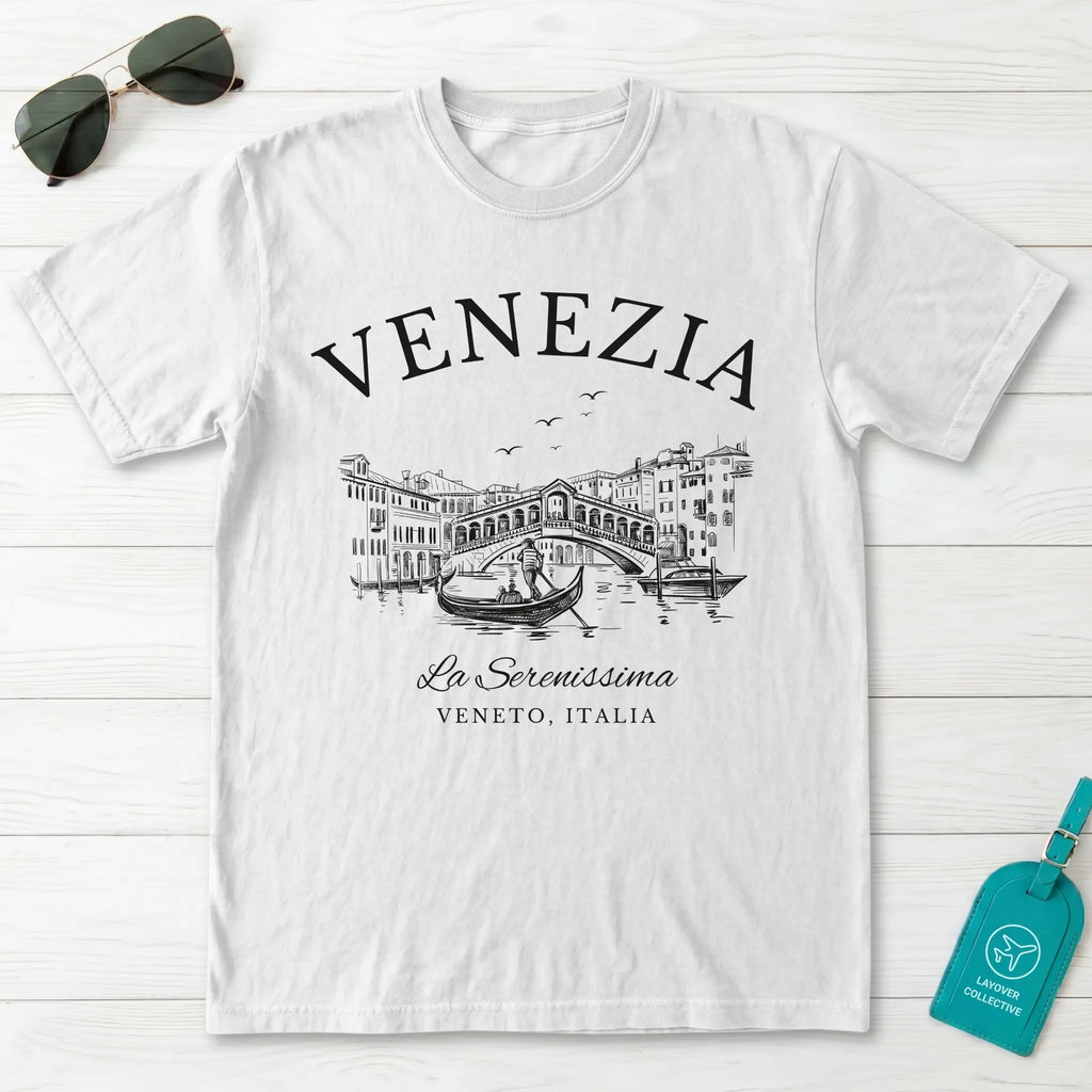 Venice Vintage Sketch T-Shirt