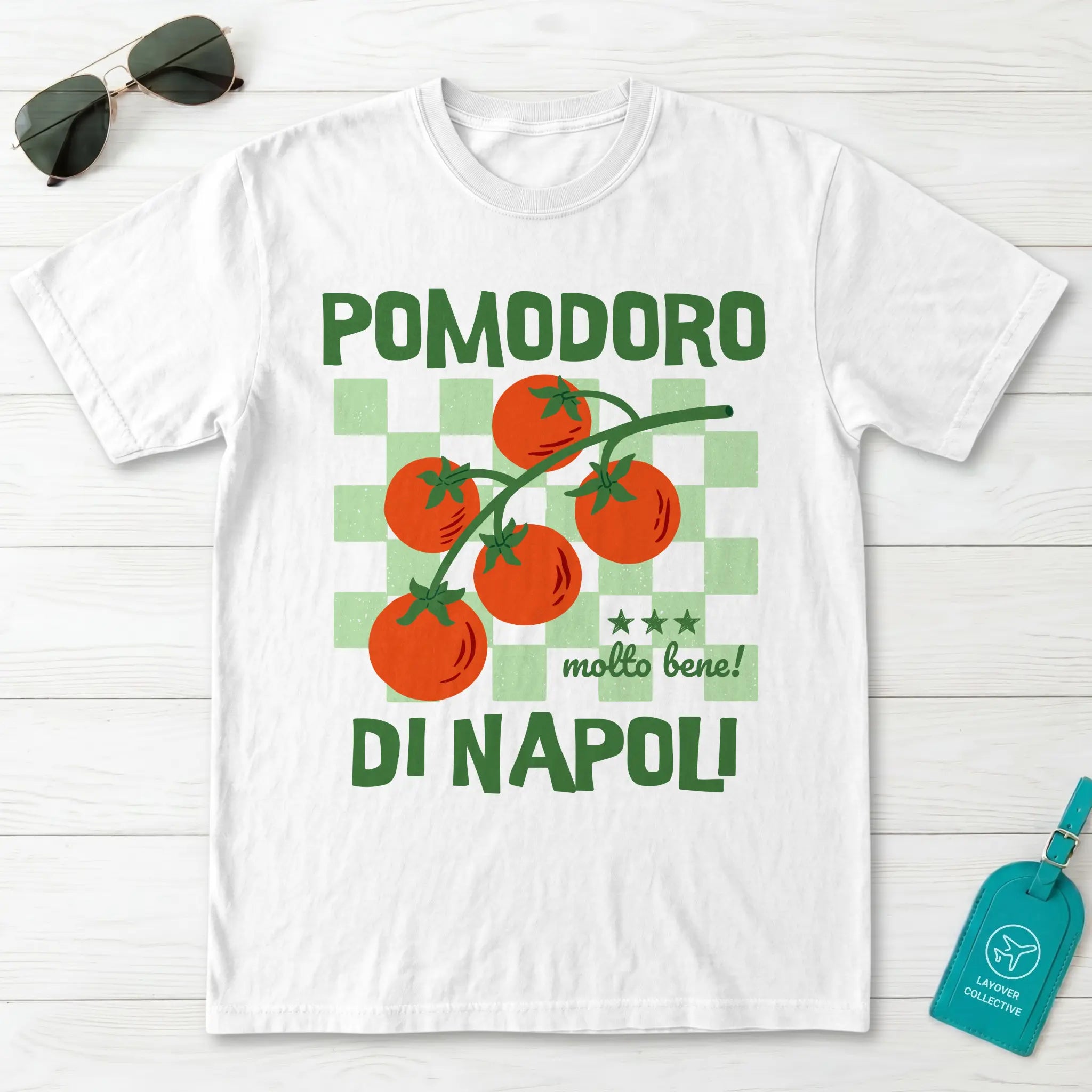 Pomodoro di Napoli Italian Tomato Graphic T-Shirt