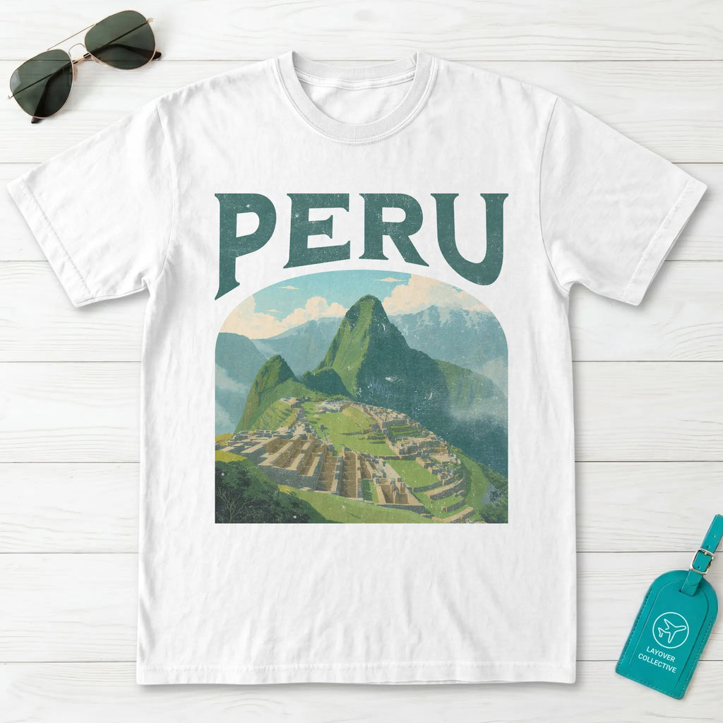 Peru Vintage Travel Poster T-Shirt