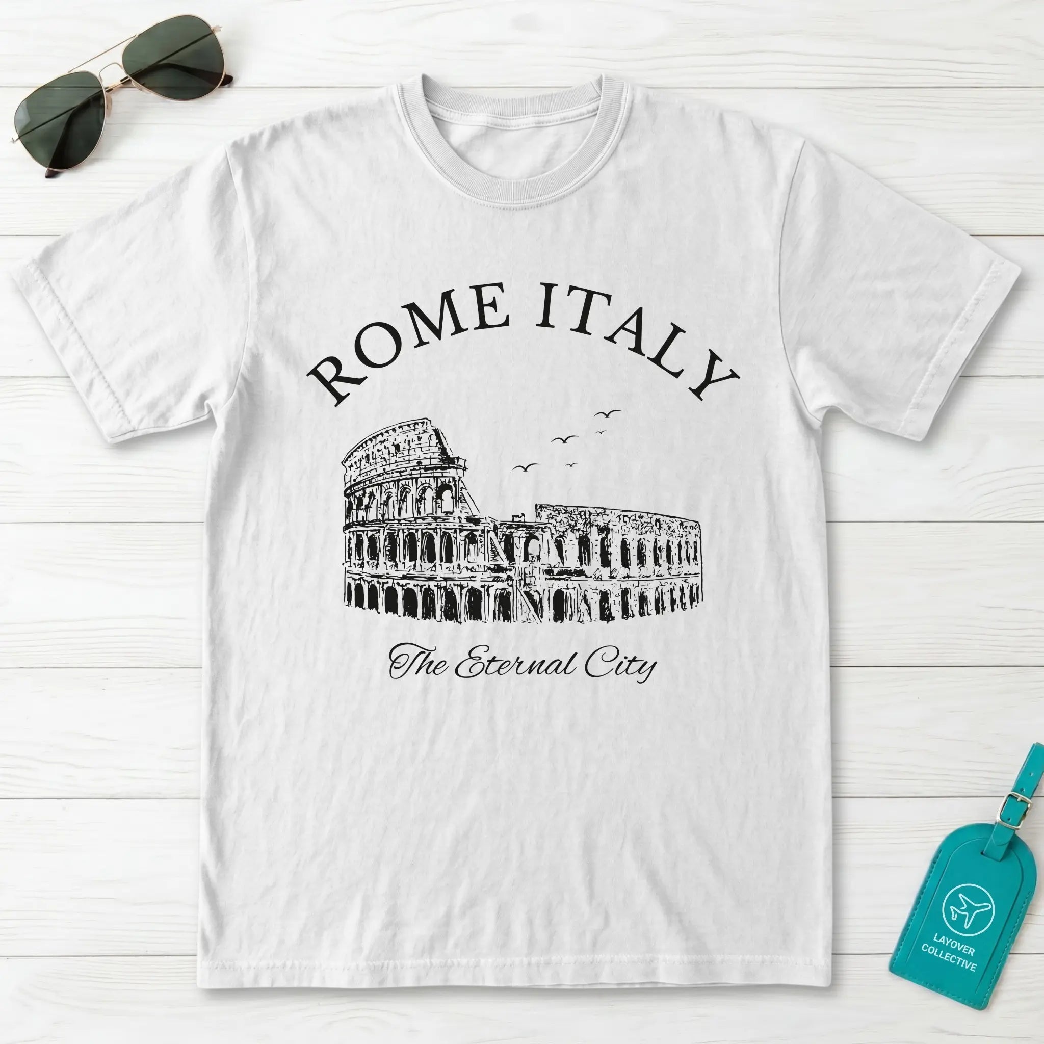 Rome Vintage Sketch T-Shirt