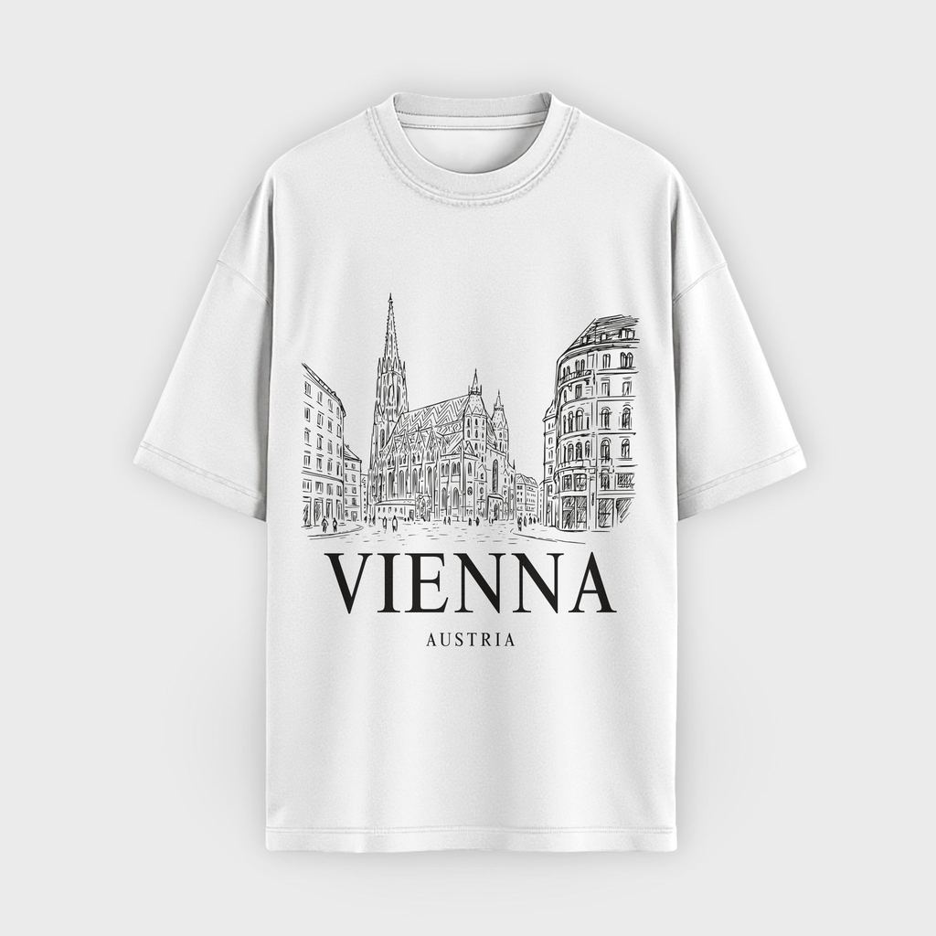 Vienna Vintage Sketch T-Shirt