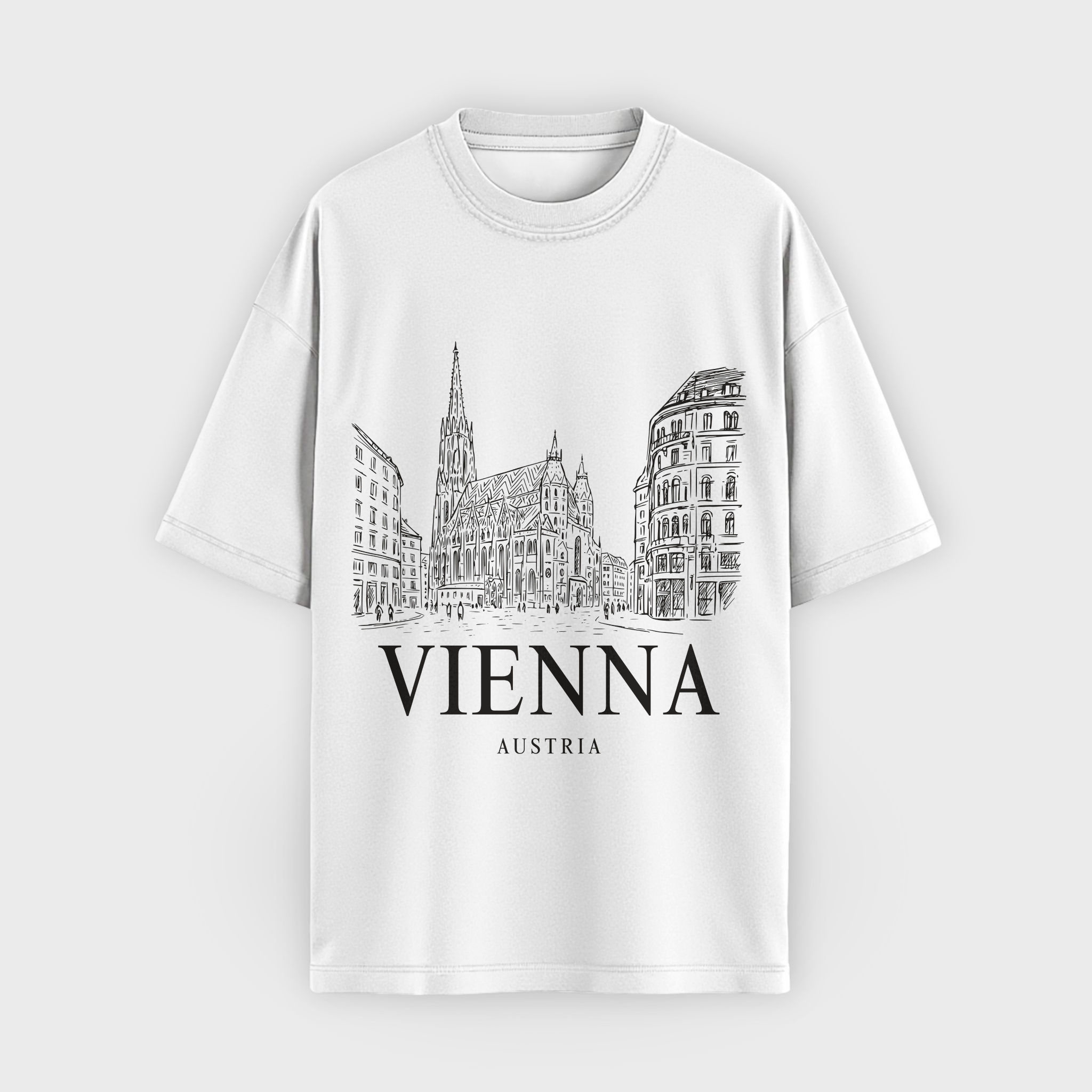 Vienna Vintage Sketch T-Shirt