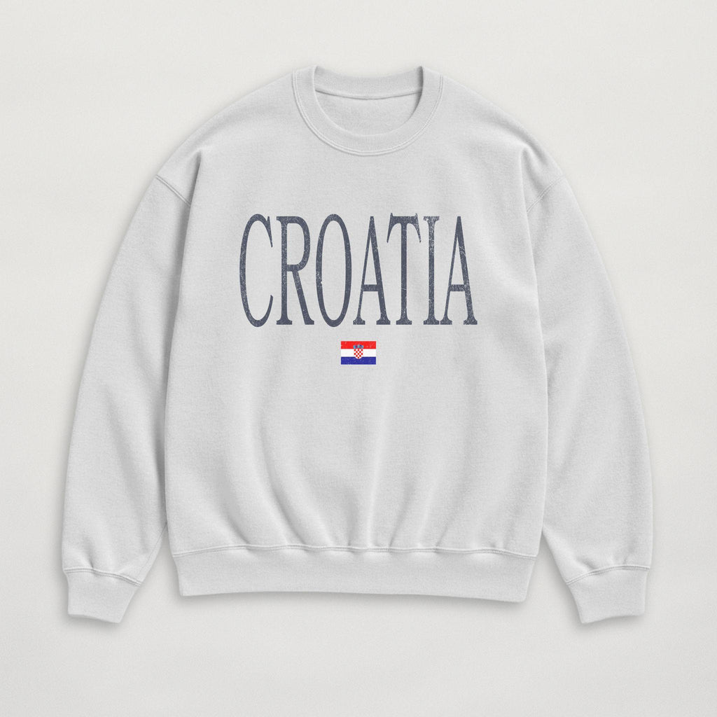 Distressed Croatia Sweatshirt