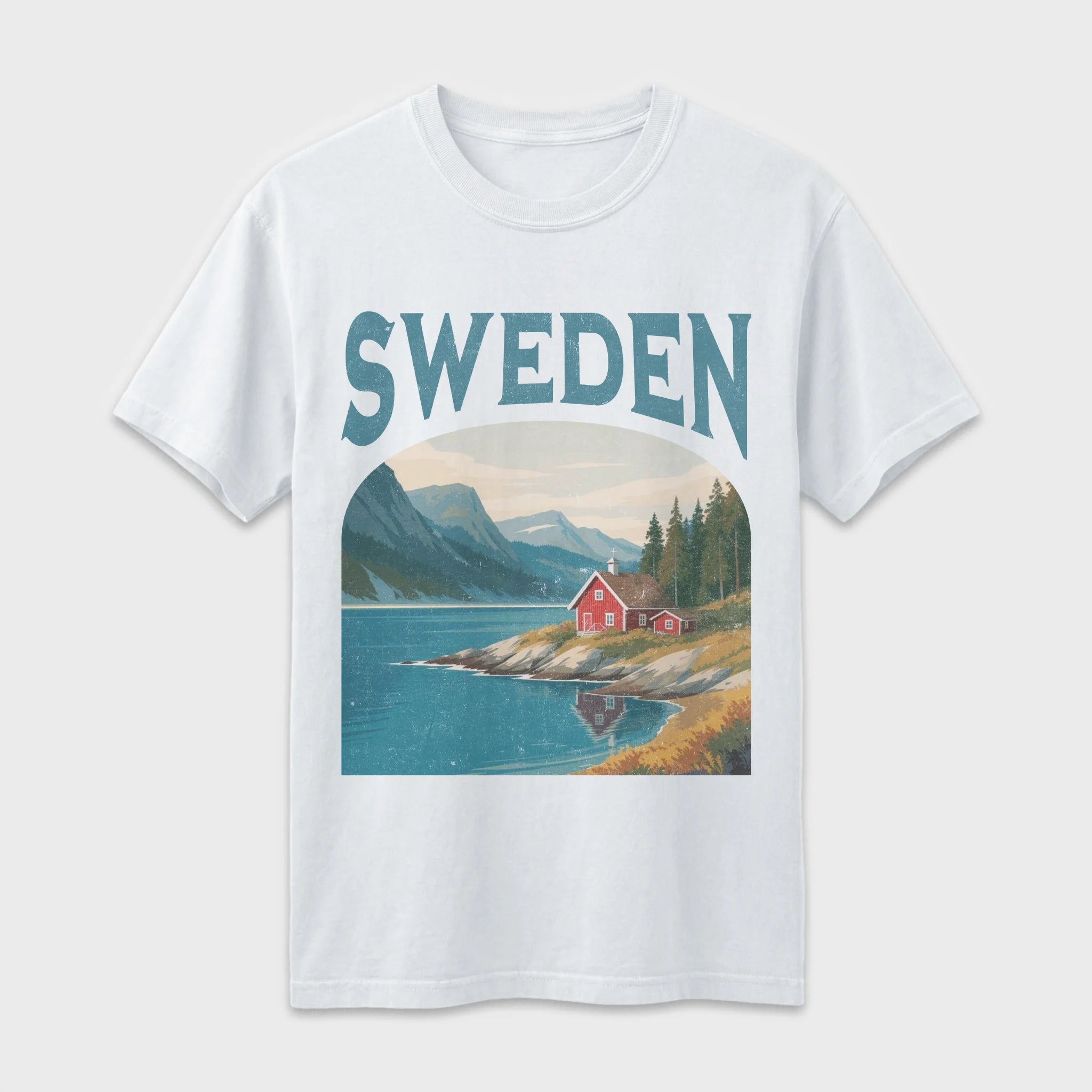 Sweden Vintage Travel Poster T-Shirt