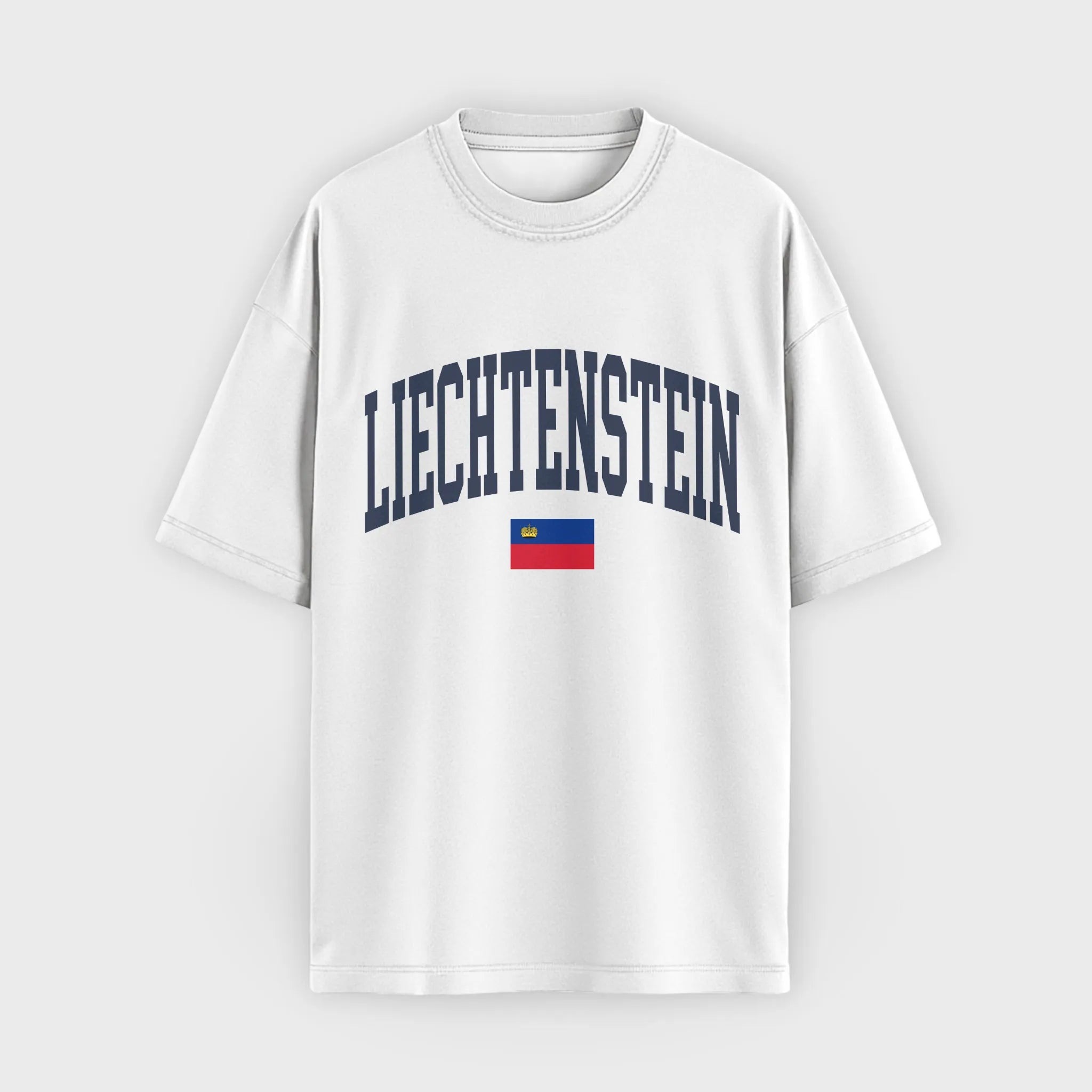 Liechtenstein Collegiate Flag T-Shirt