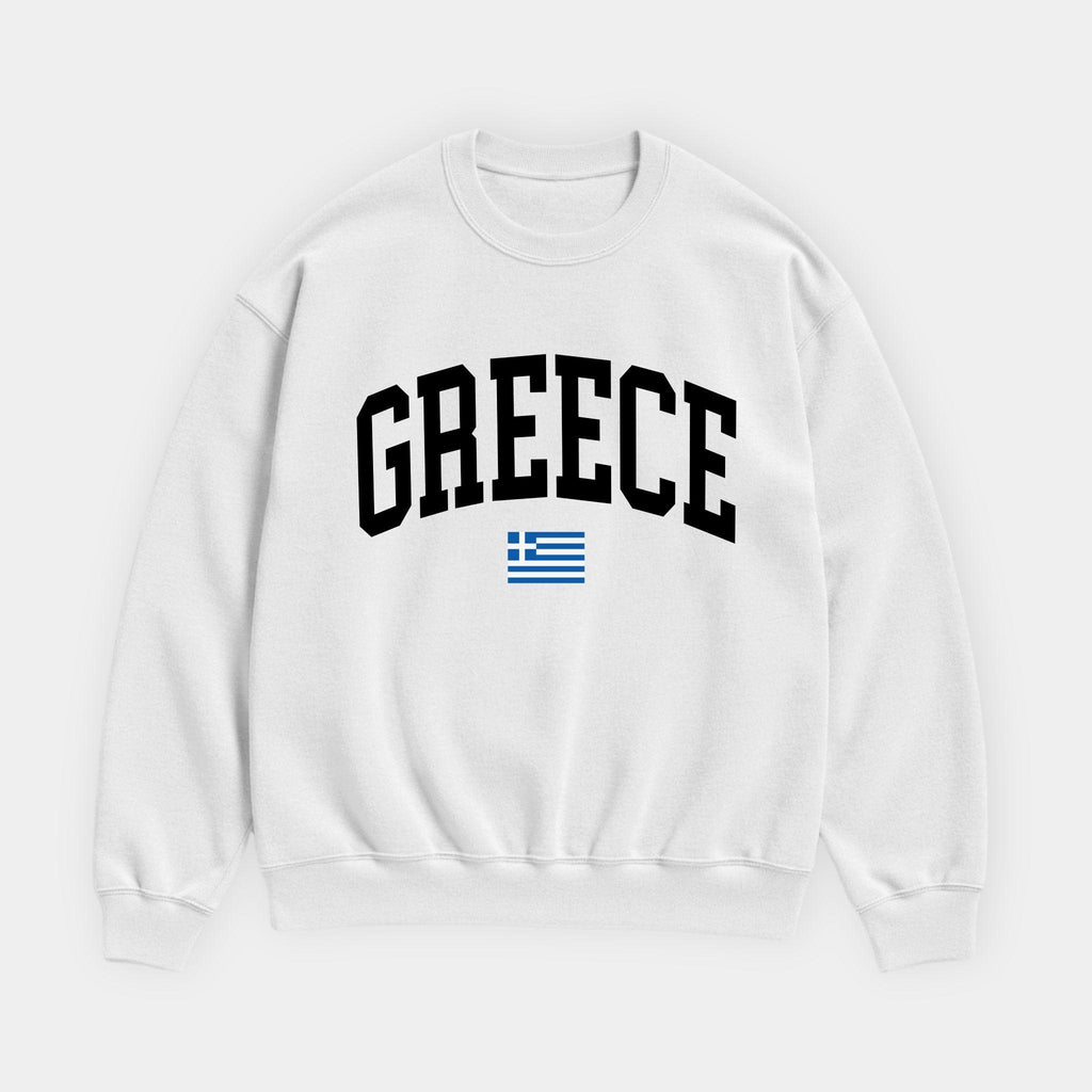 Greece Collegiate Flag Sweatshirt