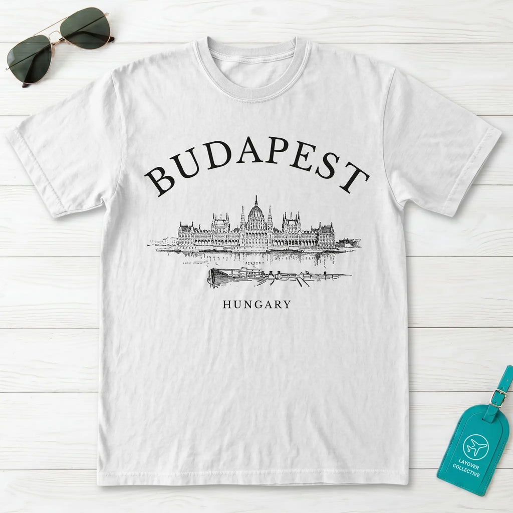 Budapest Vintage Sketch T-Shirt