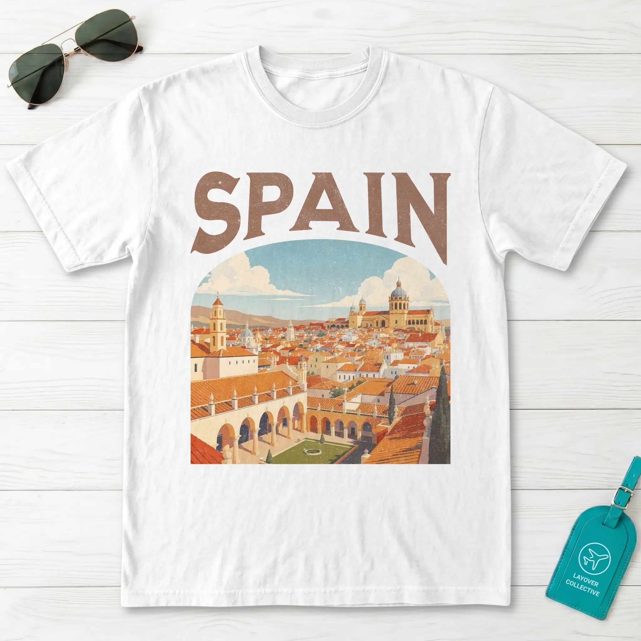 Spain Vintage Travel Poster T-Shirt
