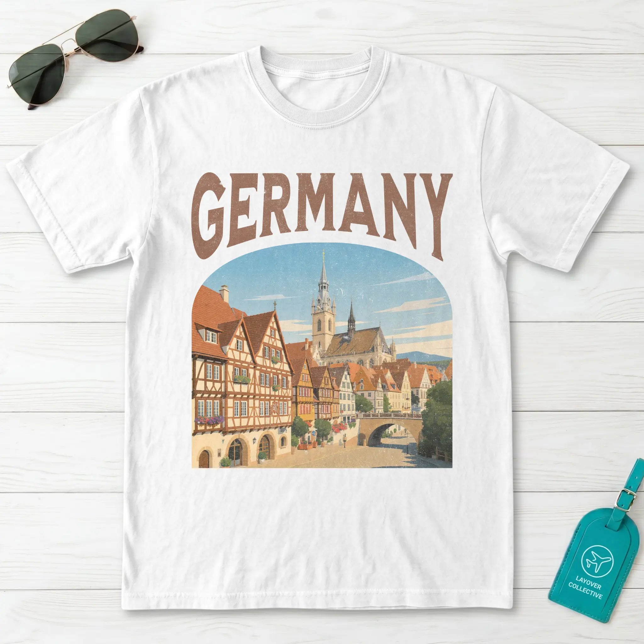 Germany Vintage Travel Poster T-Shirt