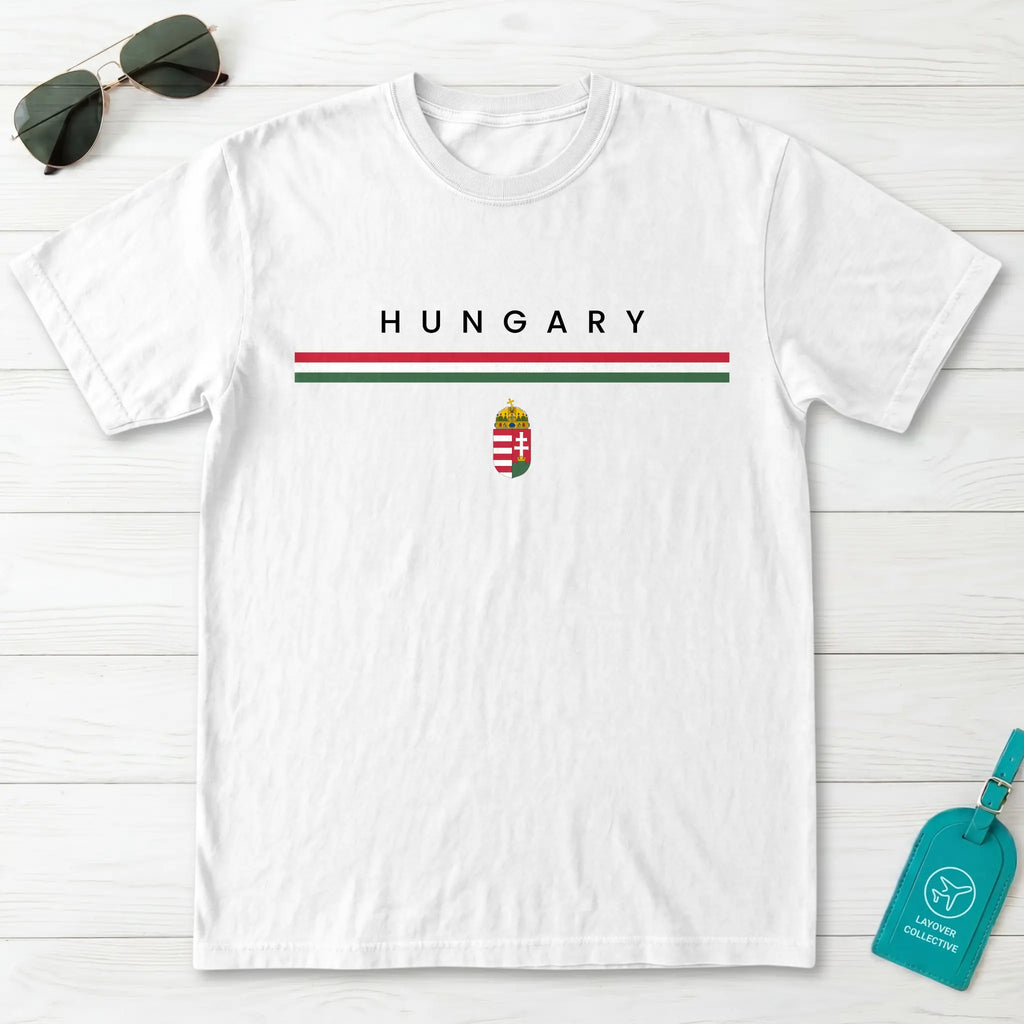 Hungary Flagline T-Shirt