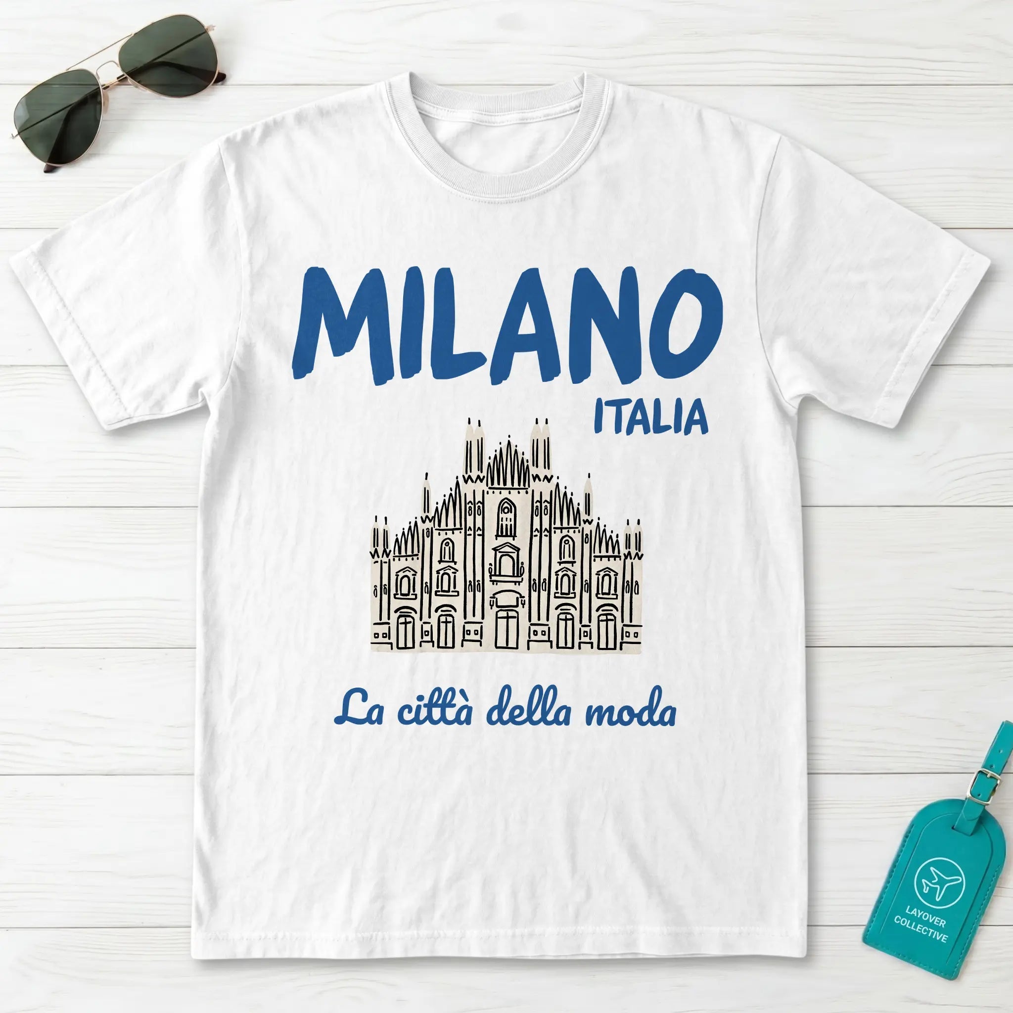 Milano Italia Duomo La Citta Della Moda Milan Graphic T-Shirt