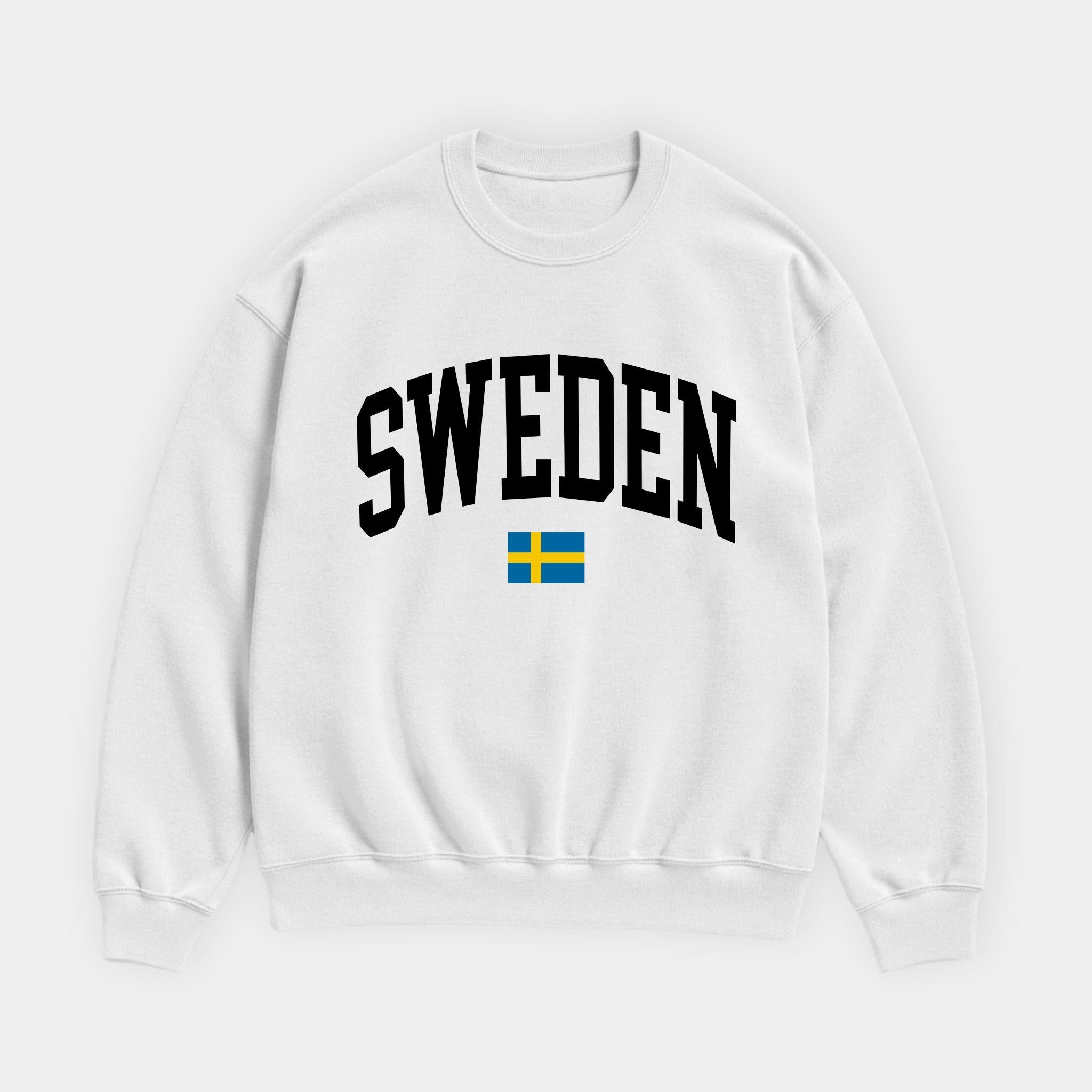 Sweden Collegiate Flag Sweatshirt