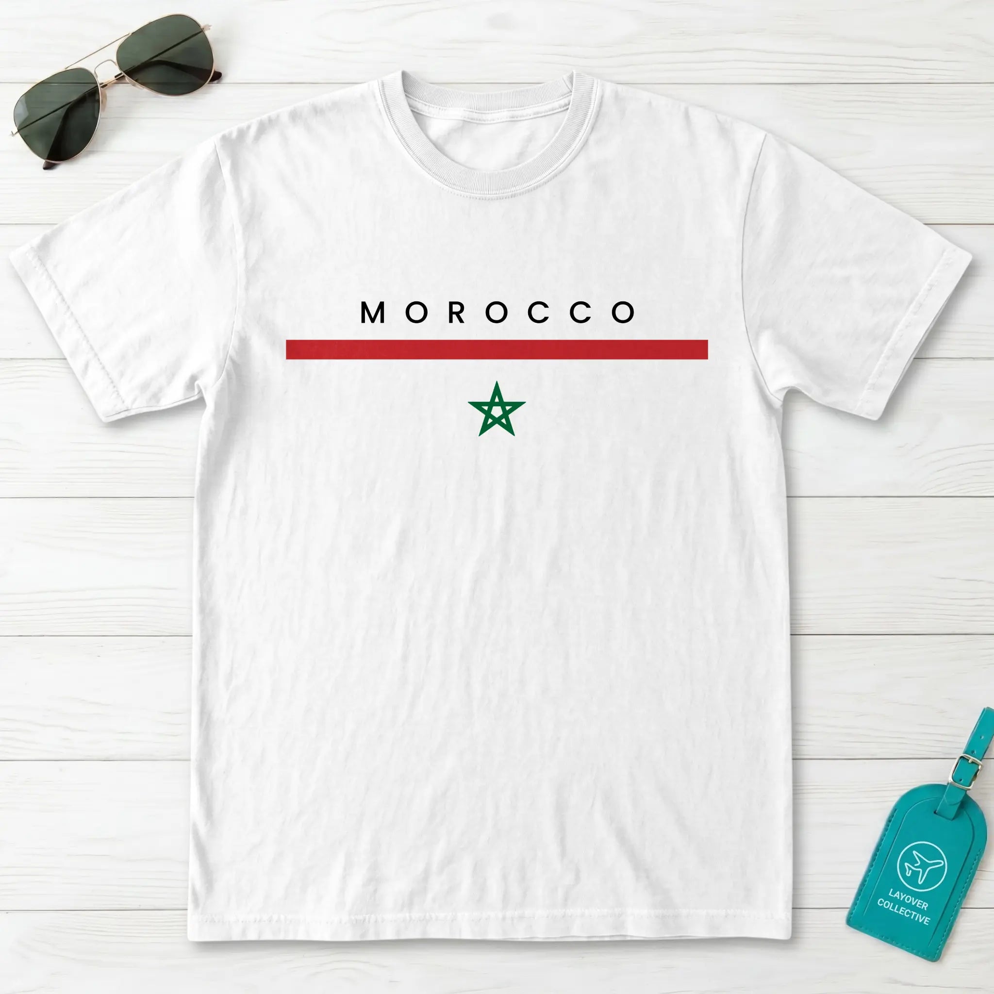 Morocco Flagline T-Shirt