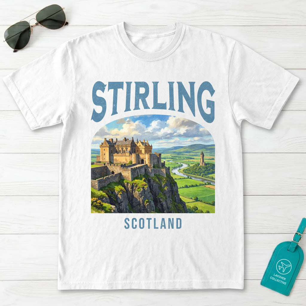 Stirling Vintage Poster Scotland T-Shirt