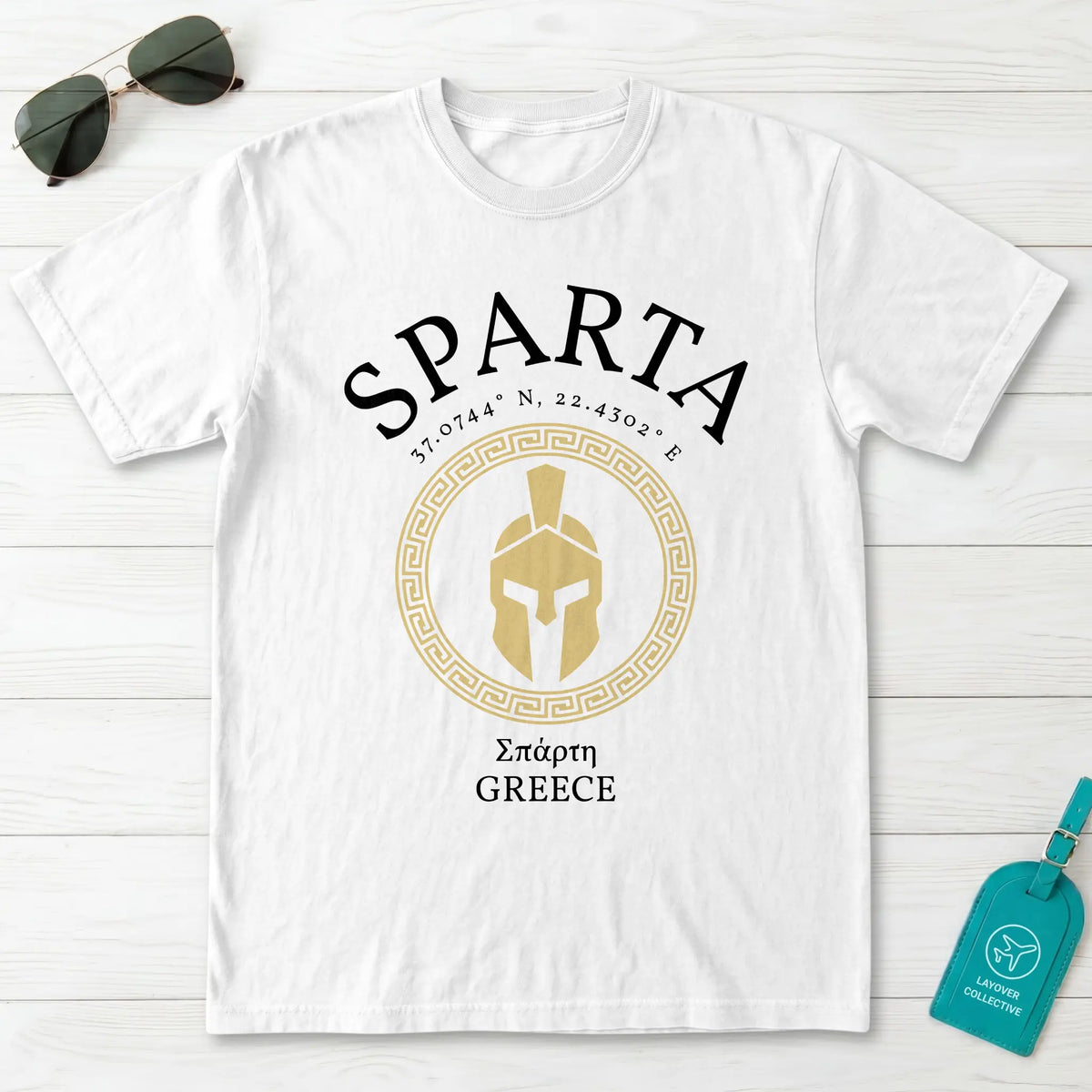 Sparta Greece Emblem T-Shirt