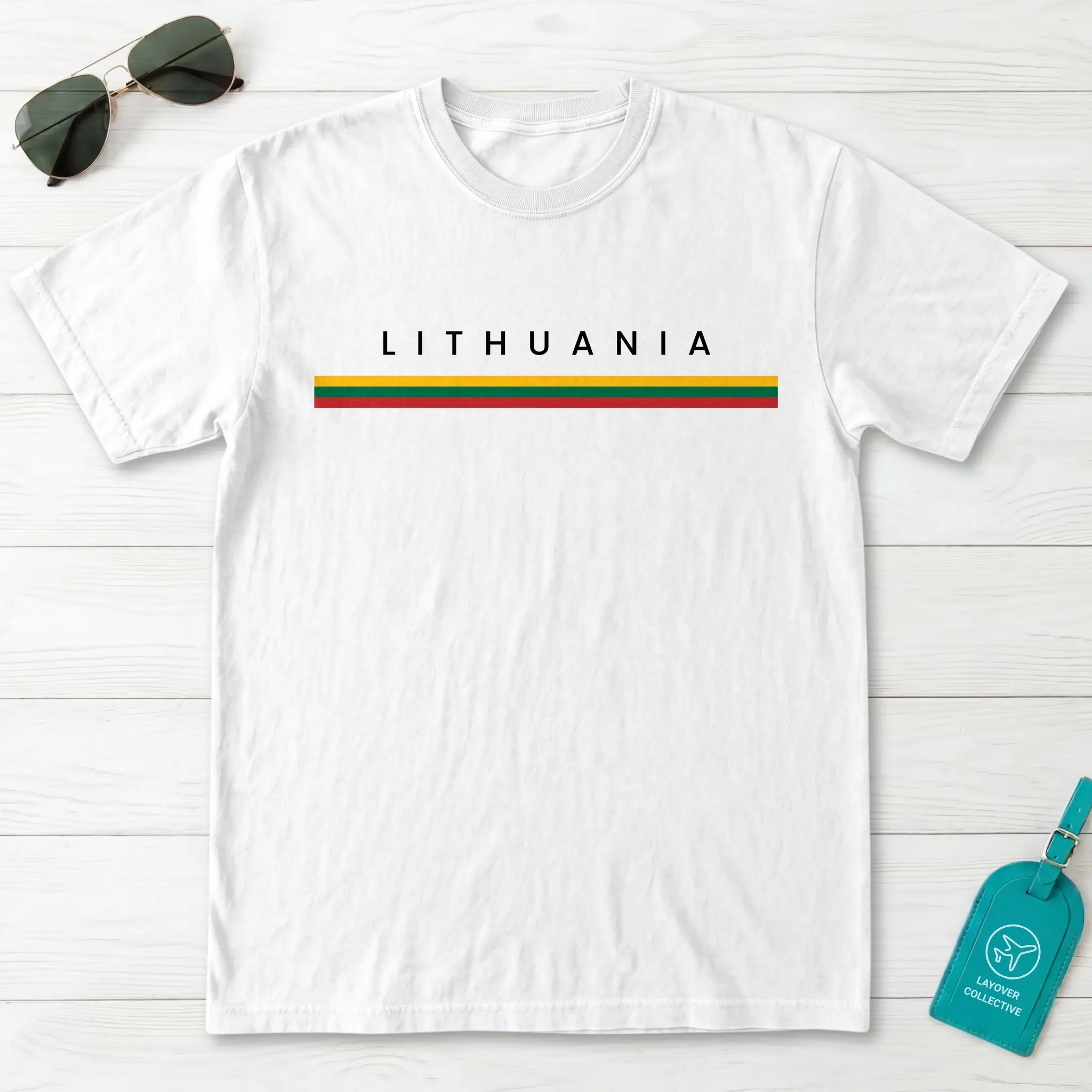 Lithuania Flagline T-Shirt