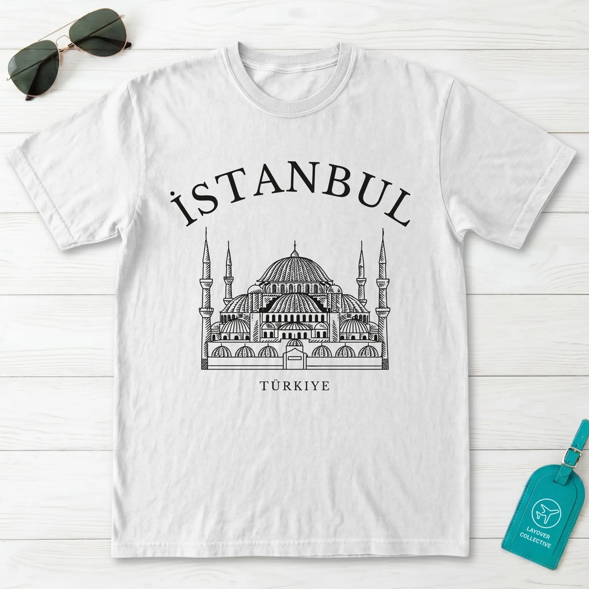 Istanbul Vintage Sketch T-Shirt