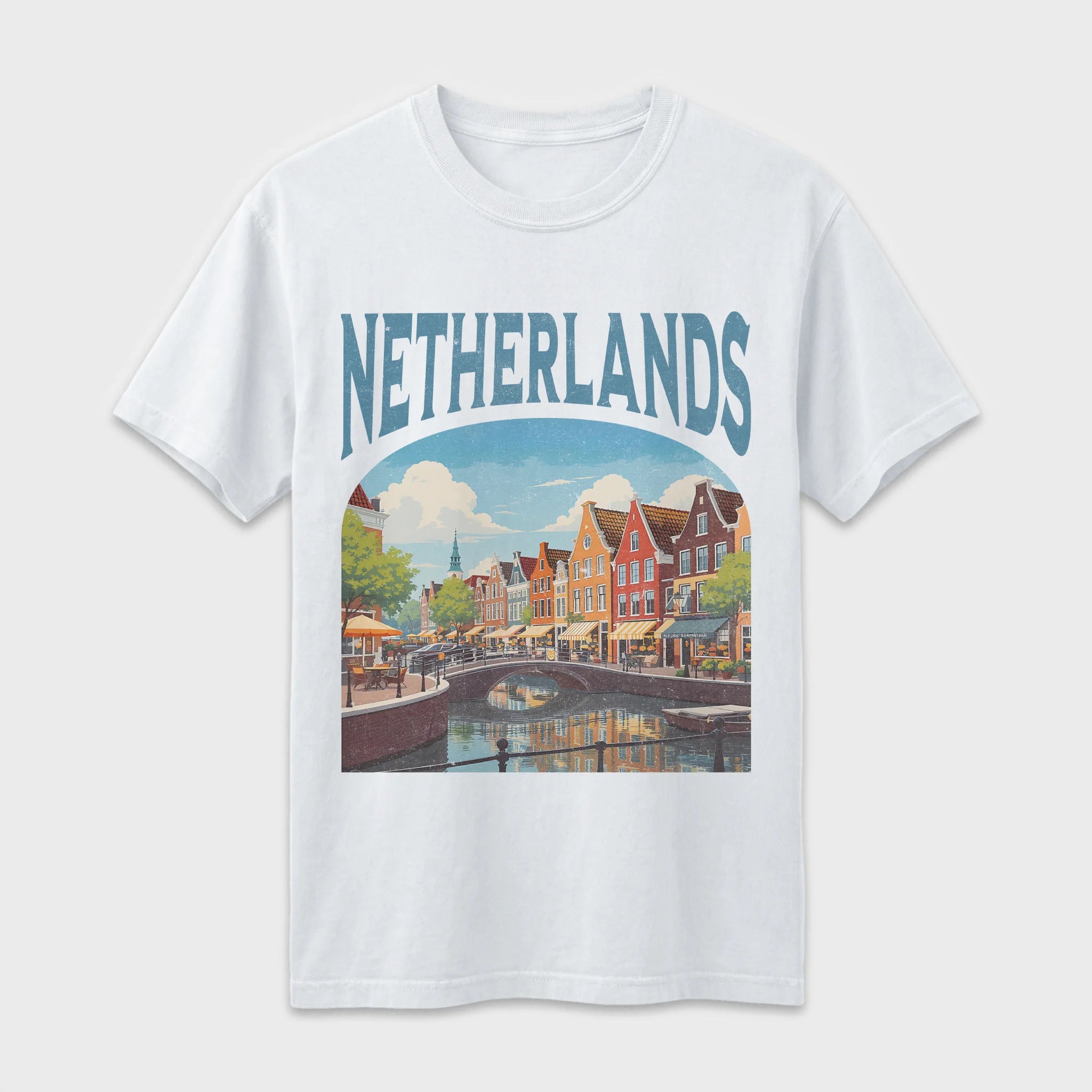Netherlands Vintage Travel Poster T-Shirt