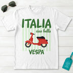 Italia Ciao Bella Vespa Scooter Italy Graphic T-Shirt